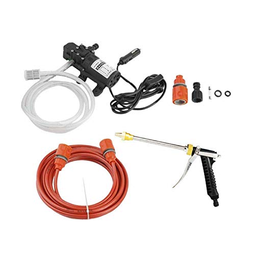 12V Portable High Pressure Washer - Electric Car Wash Pump Kit with Jet Hose for Home, Garden & Auto Cleaning | Perfect for Washing Cars, Patio Furniture, Driveways & Outdoor Surfaces