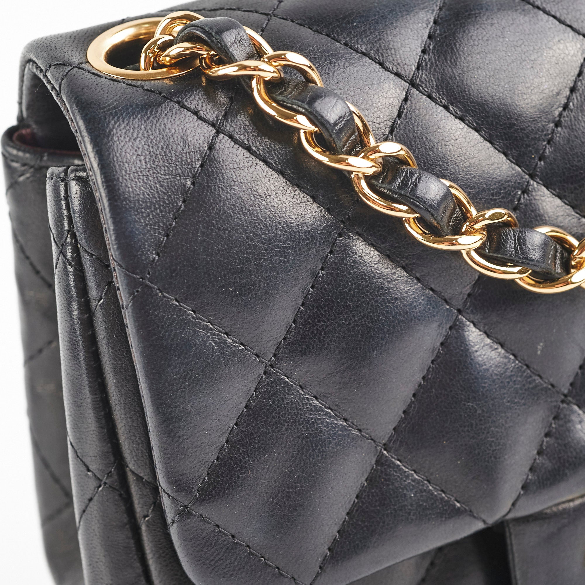 Chanel Mini Square Flap Bag Black Caviar Leather with Gold Hardware - Luxury Crossbody Purse for Women, Perfect for Date Night & Evening Events