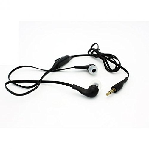 Premium Wired Earphones with Built-in Mic for Alcatel Go Flip 3 & Smartflip - 3.5mm Headset with Noise Cancelling Mic - Perfect for Calls, Music & Hands-Free Communication at Work or On-the-Go