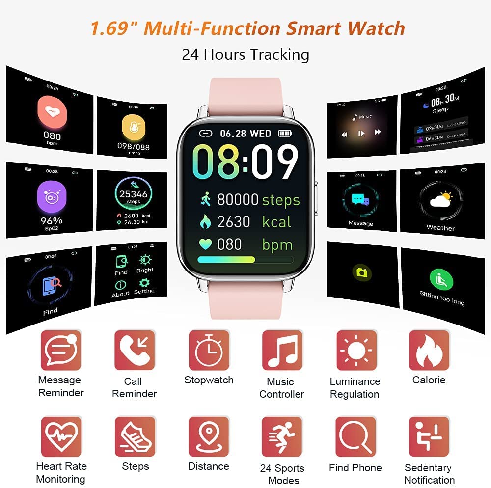 MuGo Smart Watch for Women - 1.69
