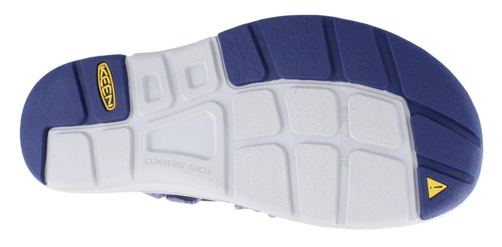 KEEN Women's New Uneek Sandals - Crown Blue/Purple Sage - Size 8.5 | Comfortable Outdoor Hiking & Water Shoes for Beach, Camping & Summer Adventures
