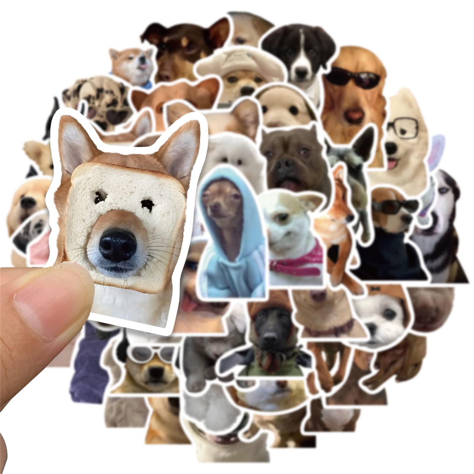 50PCS Cute Puppy Stickers - Waterproof Vinyl Dog Lover Stickers for Kids, Teens & Adults - Perfect for Water Bottles, Laptops, Journals & DIY Crafts (Dog-Themed Gift Idea)