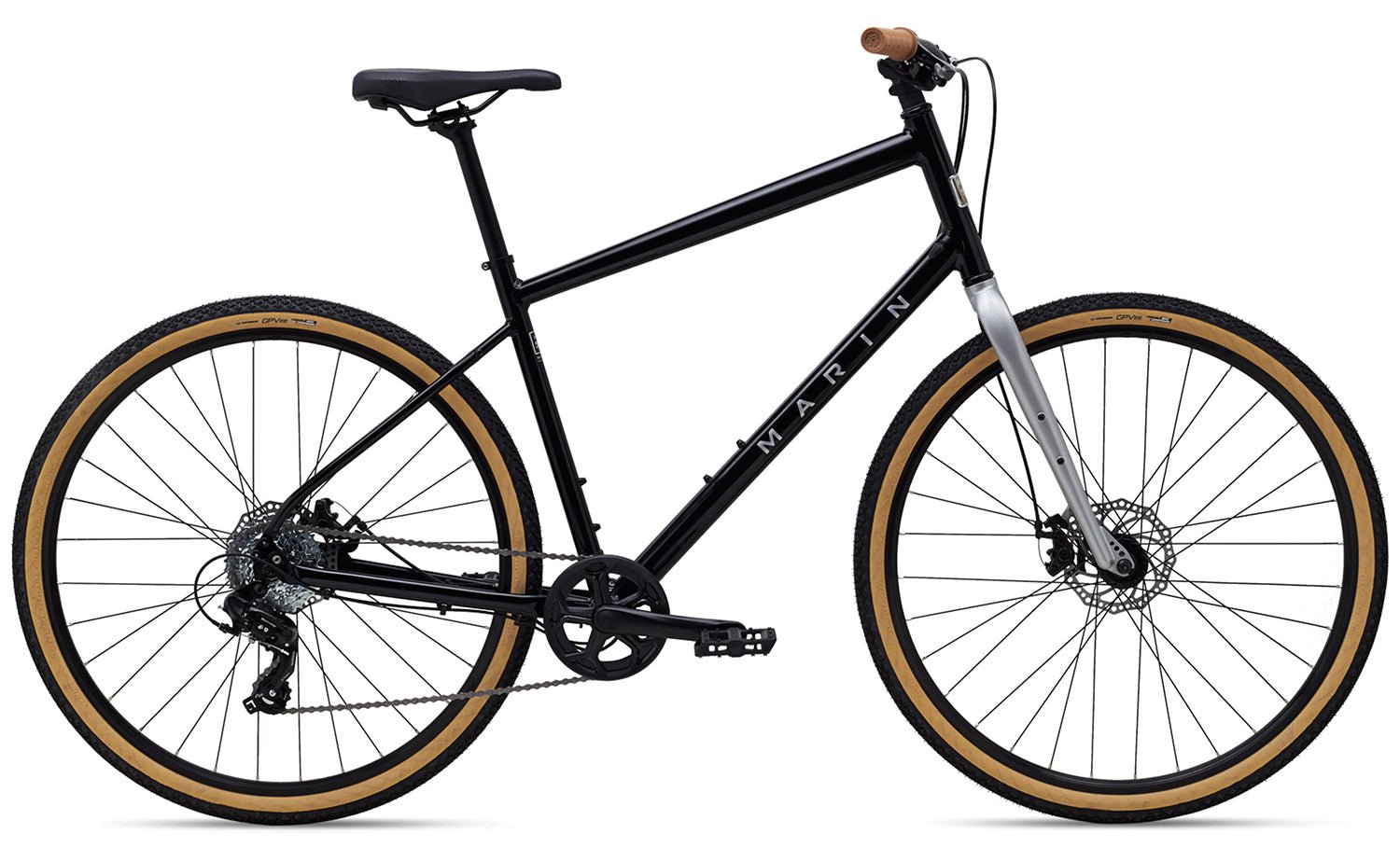 Marin Kentfield 1 Hybrid Bike - Comfortable Commuter & Leisure Bicycle for Men & Women - Perfect for City Riding, Trail Adventures & Daily Exercise