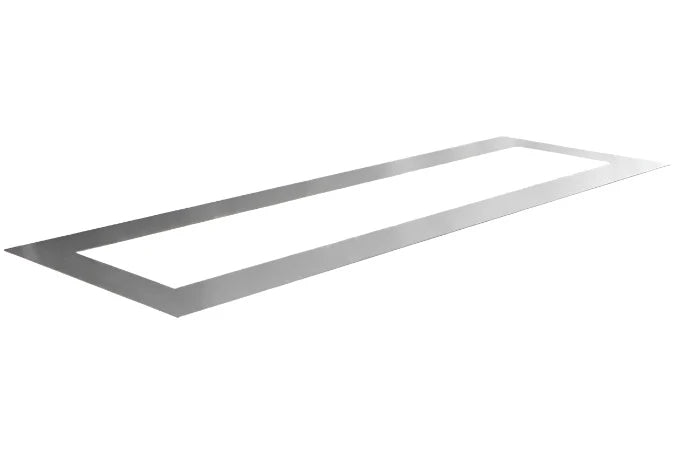 Stainless Steel Trim for Cove Linear Gas Fire Pit - Durable Outdoor Fireplace Accessory | Perfect for Patio, Backyard & Poolside Gatherings