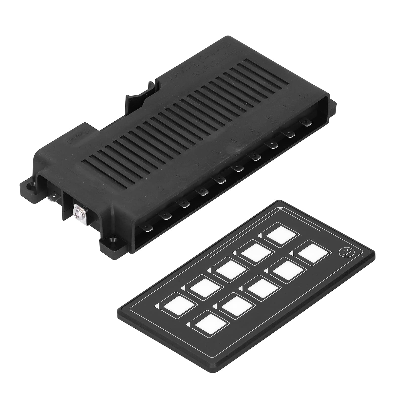 Waterproof Membrane Switch Panel with PPTC Protection & Backlight - Control Module for Horn, Wiper in RV, Boat, Marine & Automotive Applications