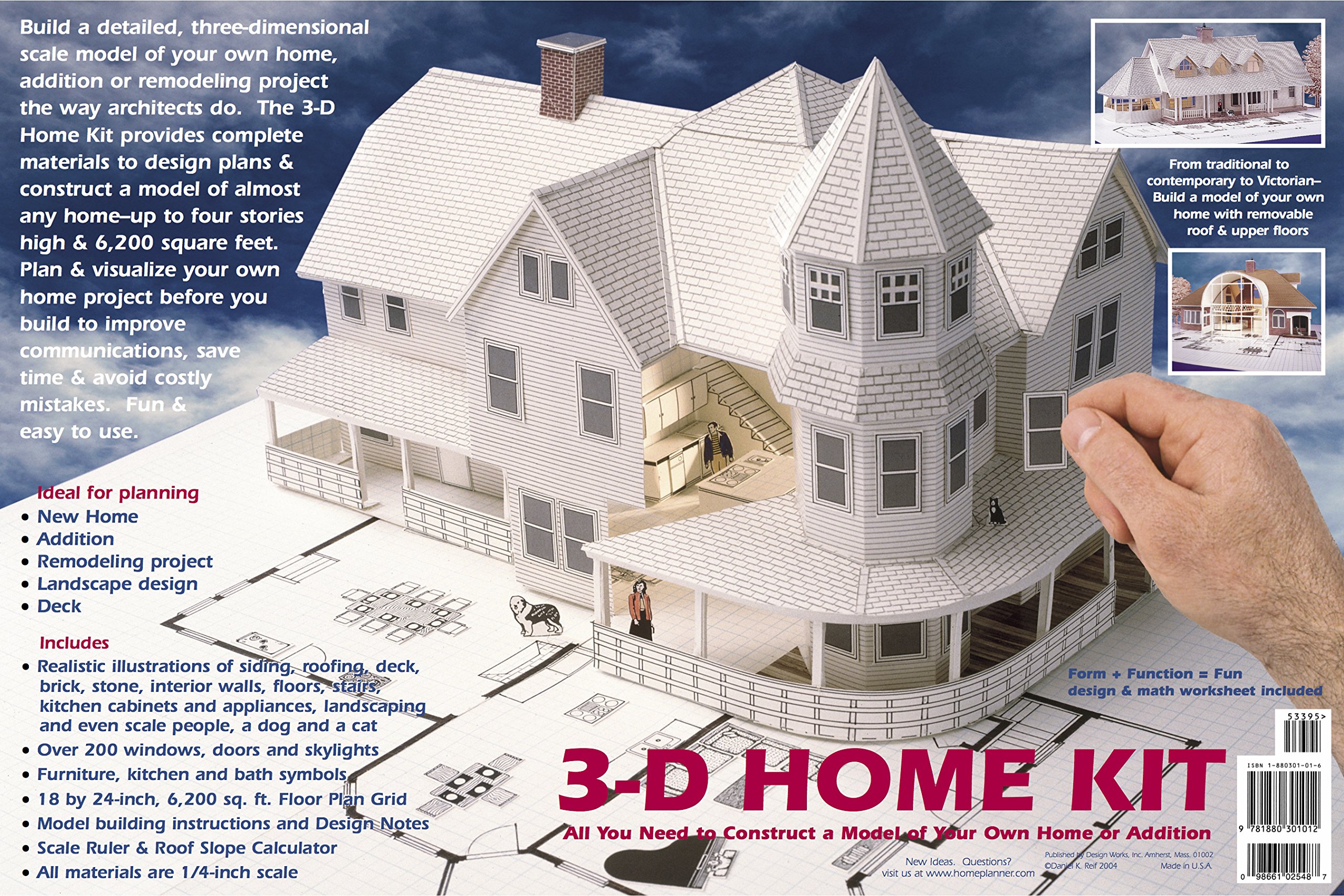 3D Home Model Kit - DIY House Construction Kit for Building Your Dream Home or Addition | Perfect for Architects, Hobbyists & Home Renovation Projects