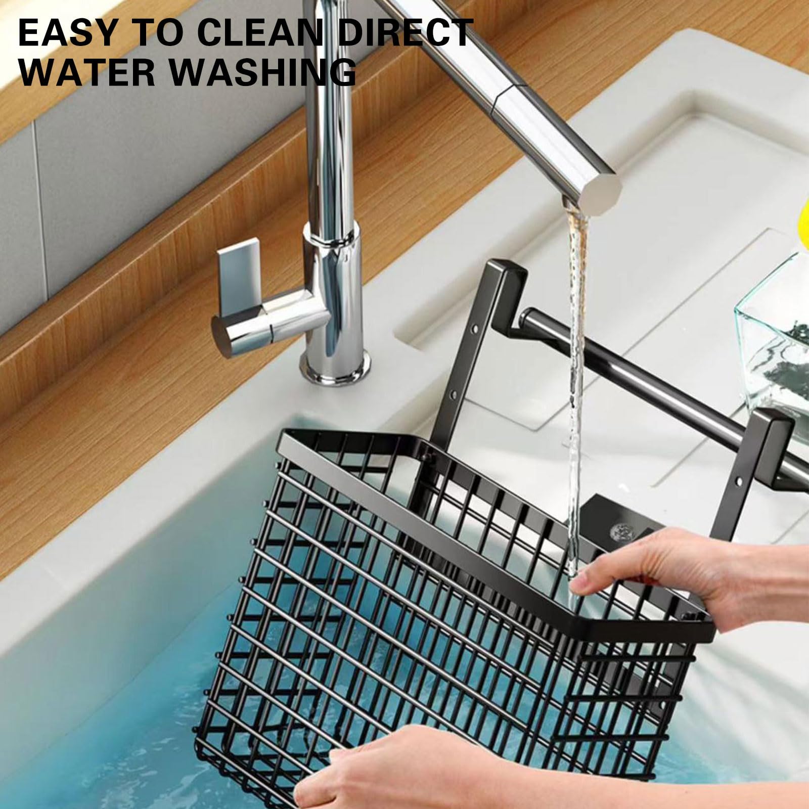 2 Pack Kitchen Cabinet Door Organizer with Towel Bar & 4 S-Hooks - Space Saving Storage for Cutting Boards, Spices & Utensils - Perfect for Pantry, Bathroom & Small Kitchen Organization