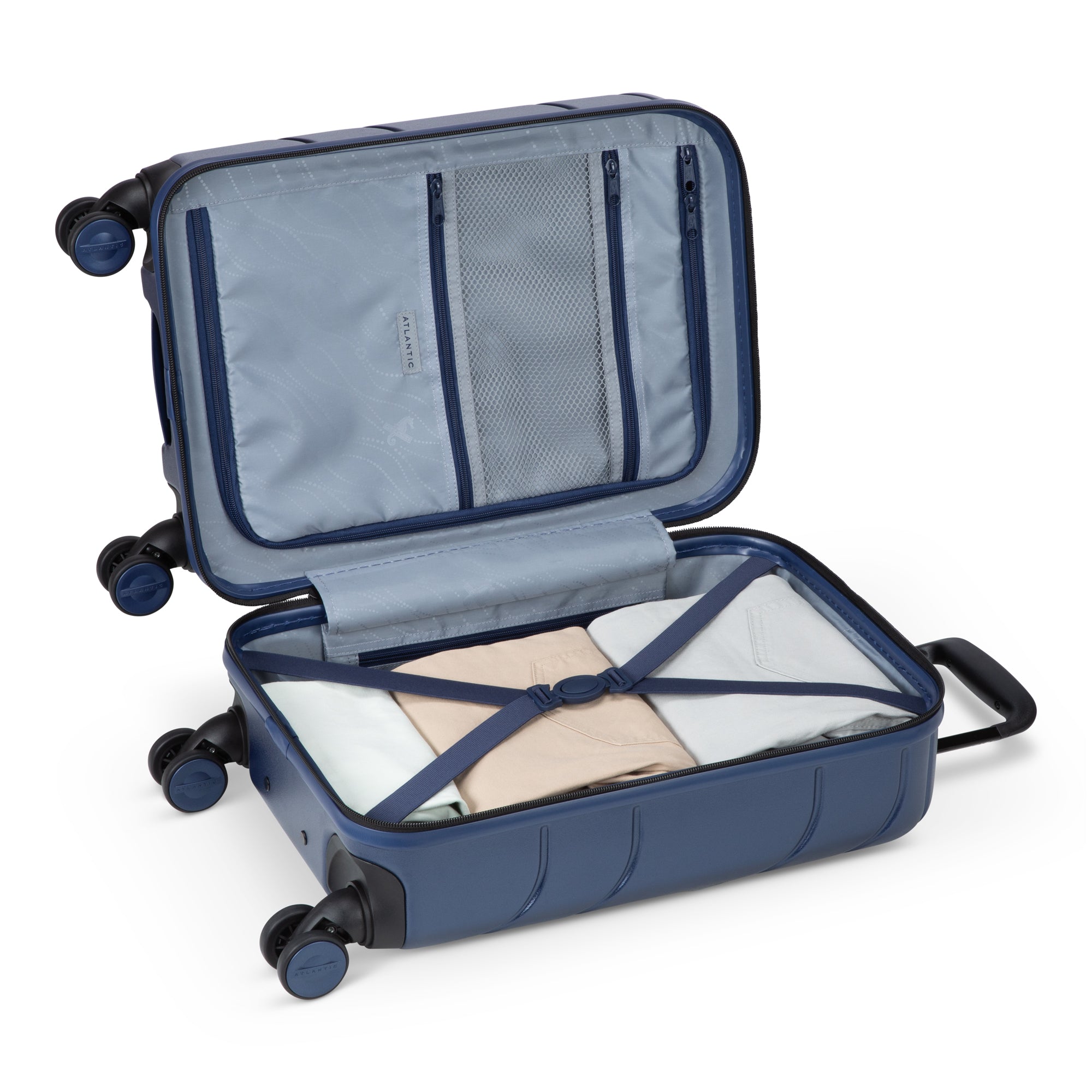 Atlantic Transmarine Carry On Luggage - Lightweight Hardside Spinner Suitcase with TSA Lock for Air Travel, Perfect for Business Trips & Weekend Getaways