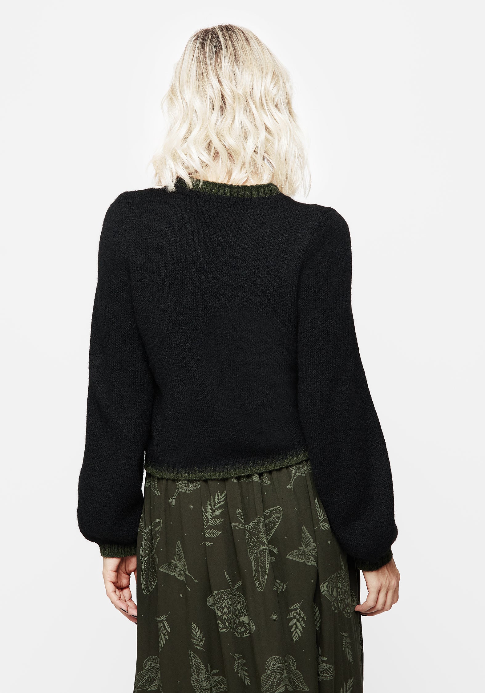 Kelly Knit Crew Neck Sweater for Women - Soft & Cozy Pullover for Fall & Winter - Perfect for Casual Outfits, Layering & Office Wear