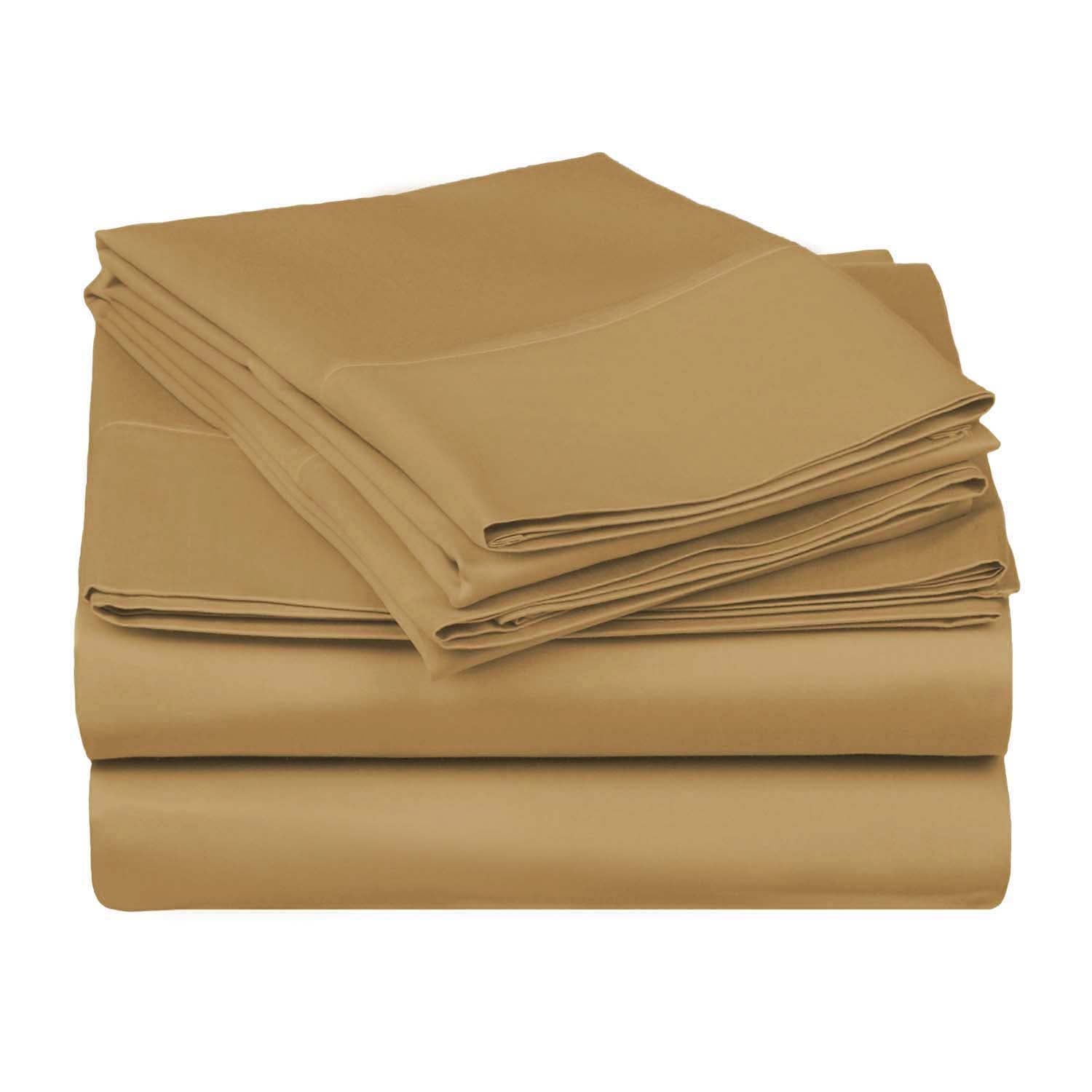 Premium 100% Egyptian Cotton 530 Thread Count Bed Sheet Set - Queen Size, 4-Piece, Breathable & Soft for Ultimate Comfort - Perfect for Luxury Hotels, Master Bedrooms & Gift Giving