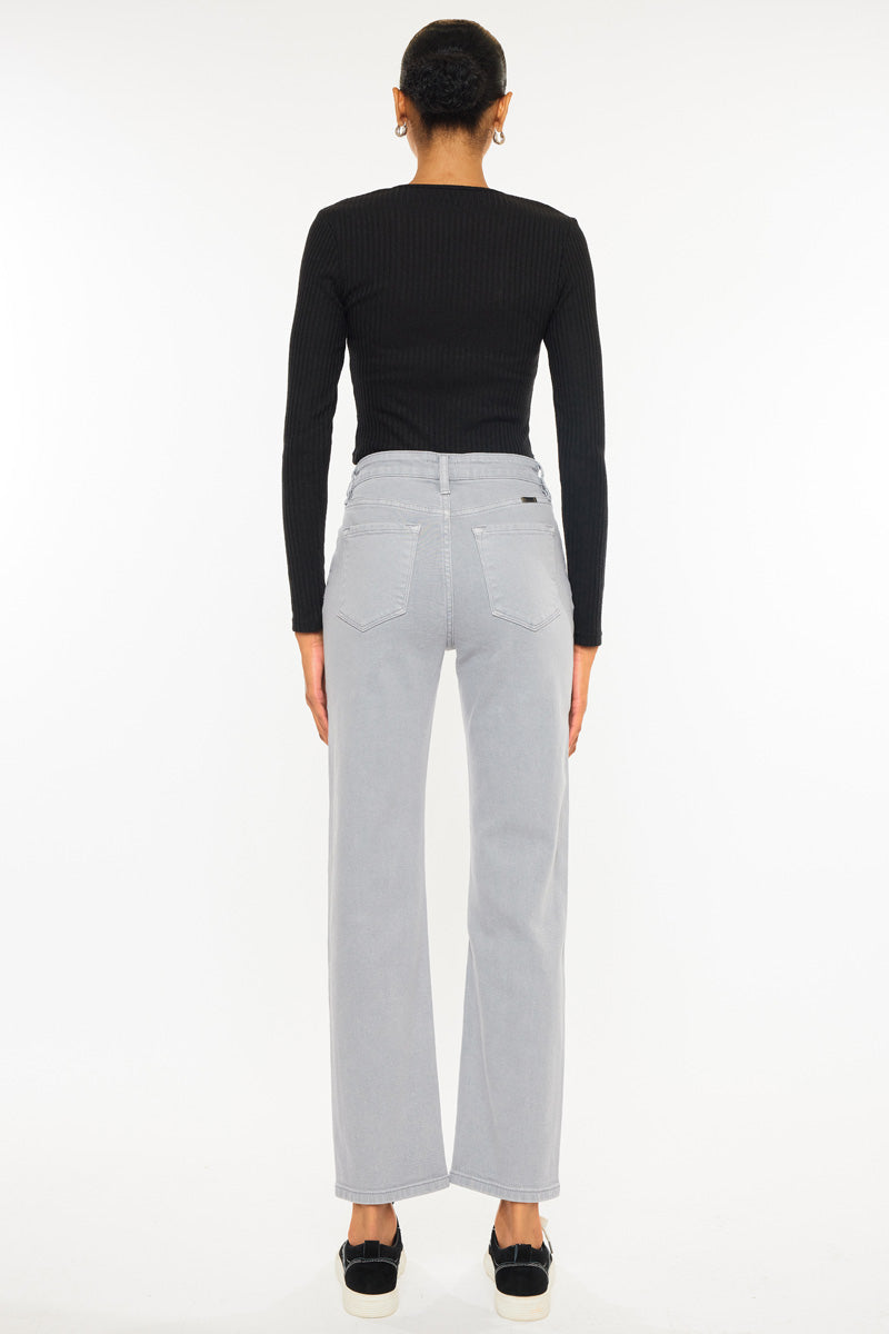 Zandria Women's Ultra High Rise 90s Straight Leg Jeans - Vintage Denim Pants for Casual Wear & Everyday Outfits