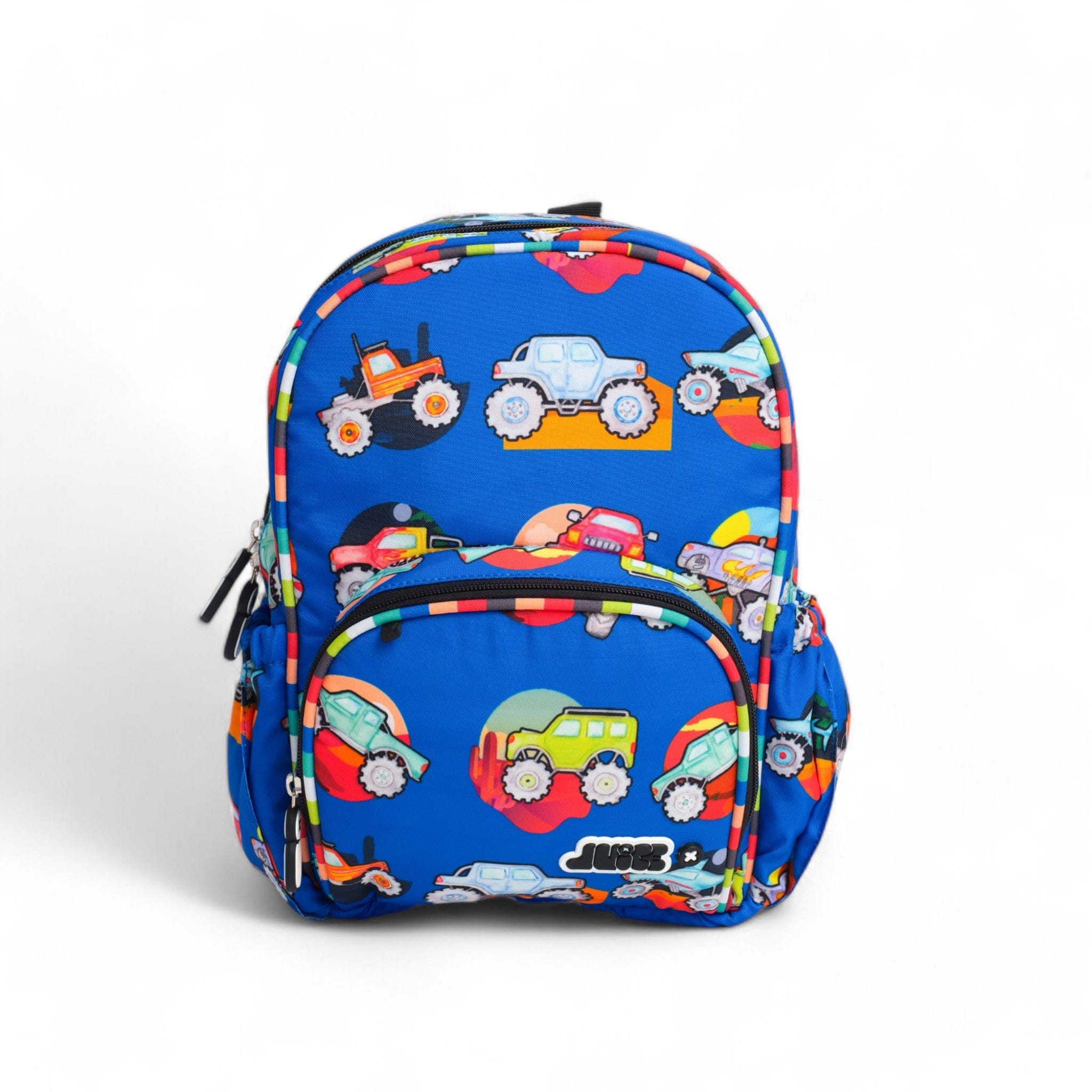 Monster Truck Themed Small Backpack for Kids - Durable & Lightweight School Bag for Boys & Girls - Perfect for School, Travel & Outdoor Adventures