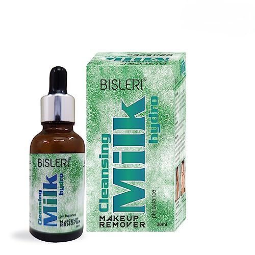 Bisleri Hydro Cleansing Milk Makeup Remover - 30ml | Gentle Facial Cleanser for All Skin Types | Perfect for Daily Makeup Removal & Skincare Routine
