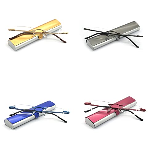 Gold, Gunmetal, Blue and Red