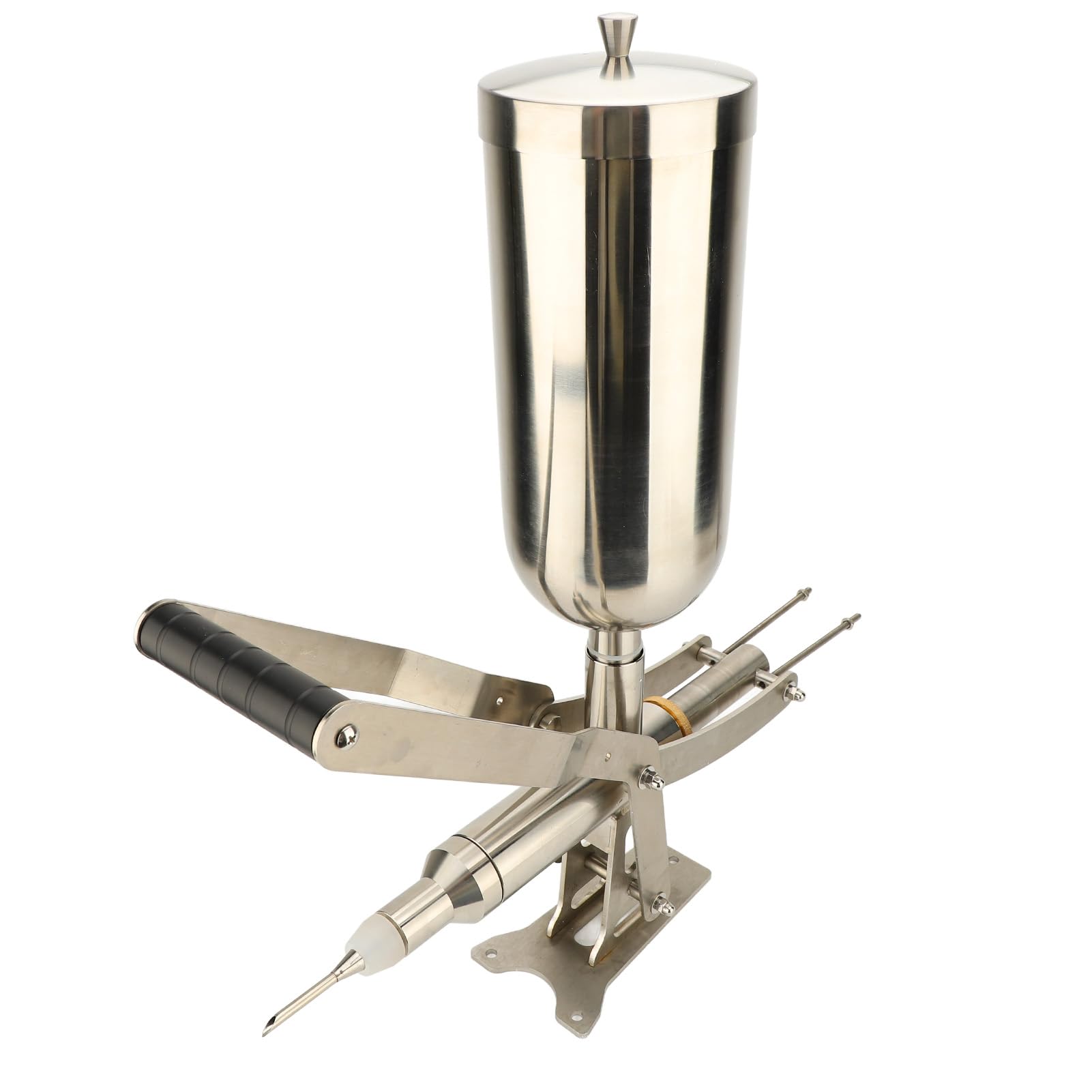 4.5L Commercial Donut Filler Machine - 304 Stainless Steel Churro & Doughnut Filling Equipment for Jam, Jelly, Cream - Perfect for Bakeries, Cafes & Dessert Shops
