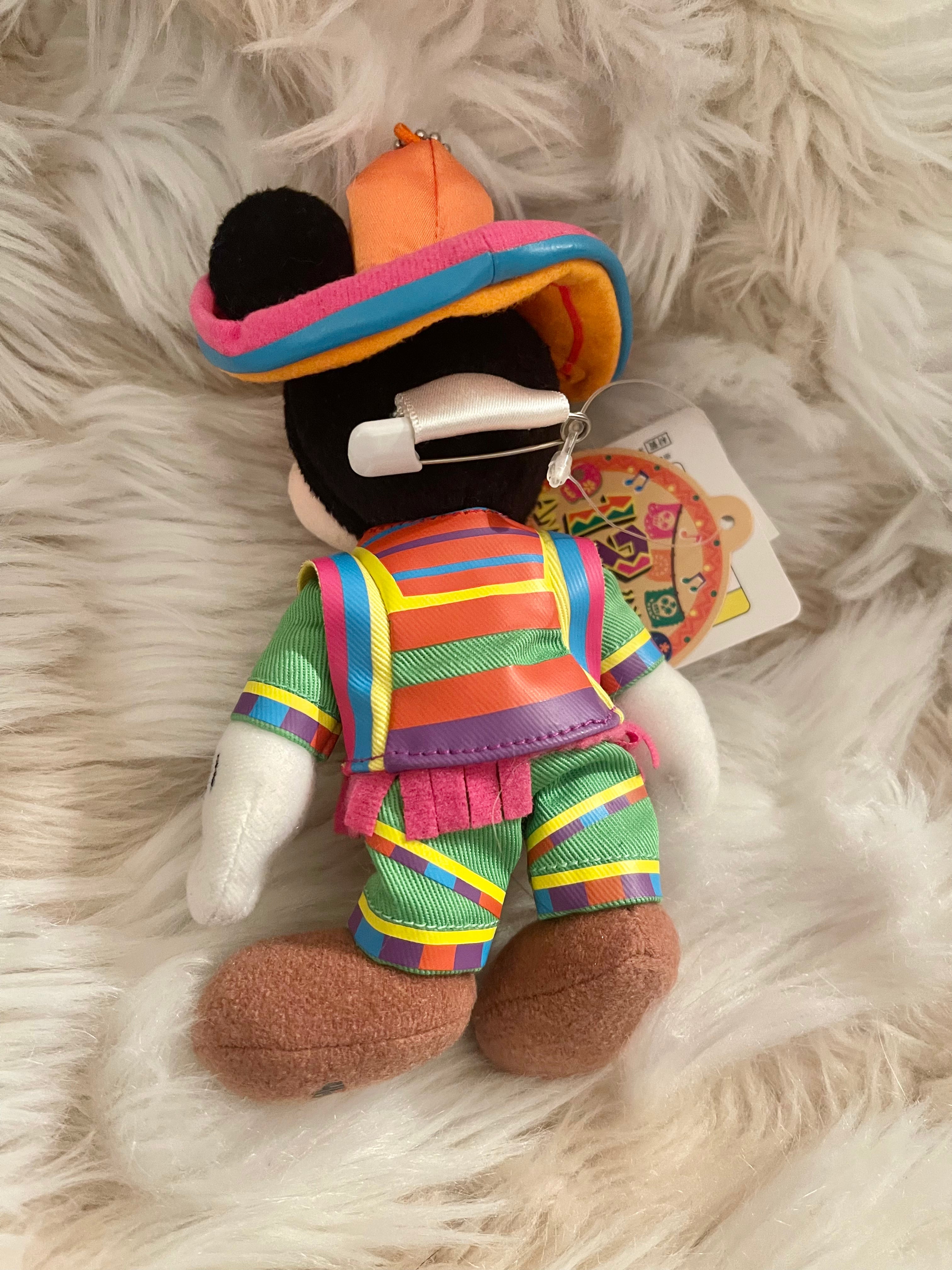 Tokyo Disney Exclusive Mickey Mouse Keychain Plush Toy - Cute Collectible Badge for Bags, Backpacks & Gifts