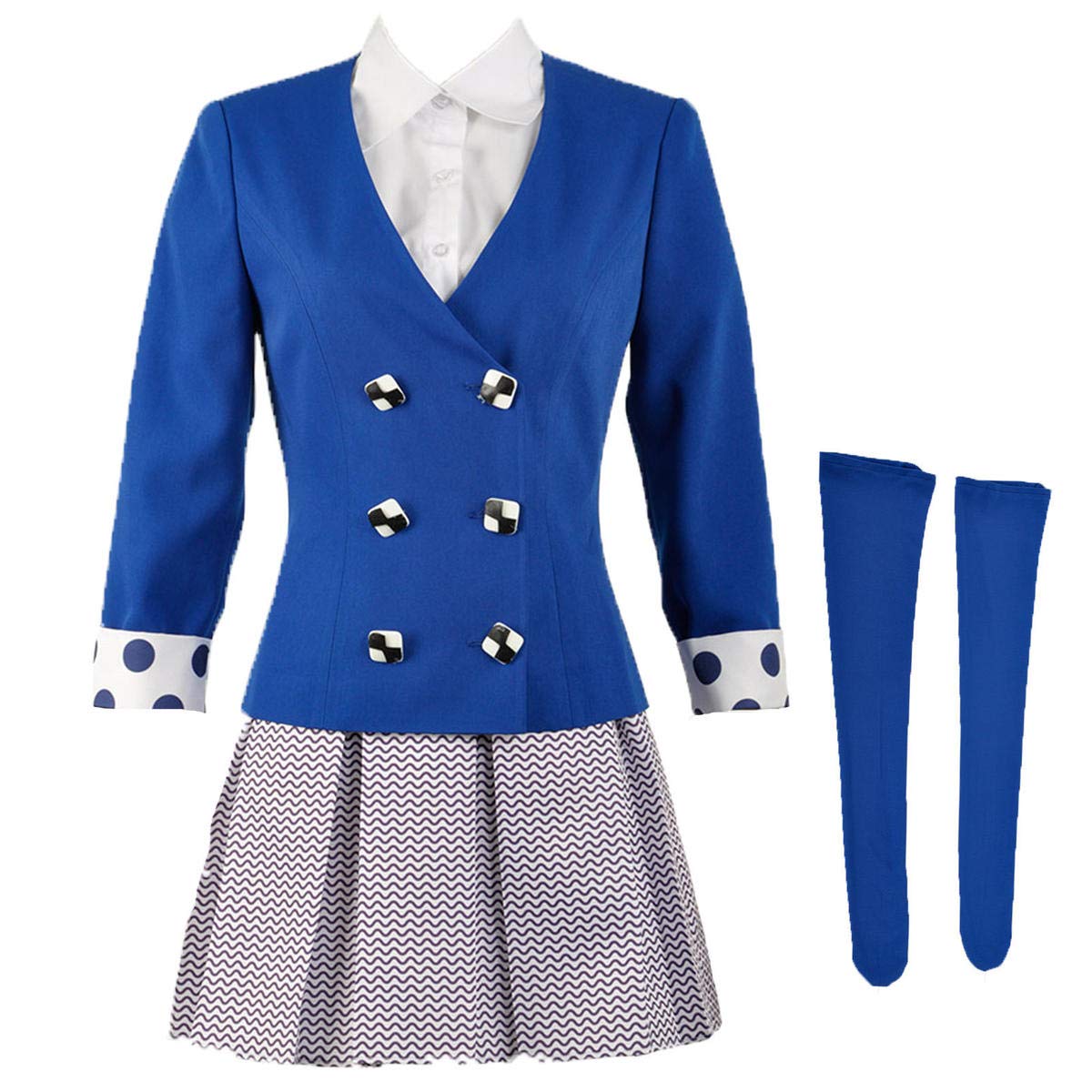 Heathers The Musical Rock Cosplay Costume - Veronica Sawyer & JD Duke Stage Uniform Dress for Women | 80s Halloween, Theater Performance & Cosplay Outfit