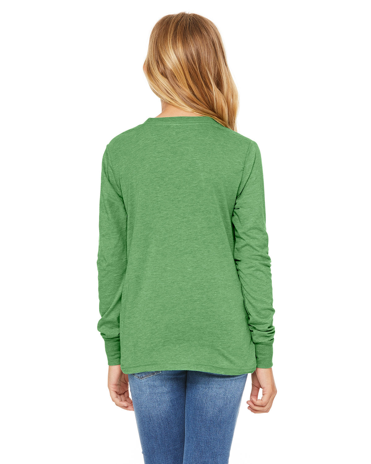 Bella + Canvas 3501Y Youth Long Sleeve T-Shirt - Soft Cotton Jersey Tee for Kids & Teens - Perfect for School, Sports & Everyday Wear