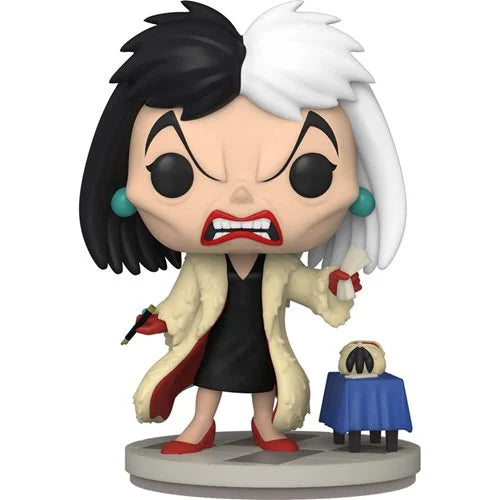 Disney Villains Cruella de Vil Pop! Vinyl Figure #1083 - Collectible Funko Pop! for Disney Fans & Movie Lovers - Perfect for Display, Gifts, and Disney Collections