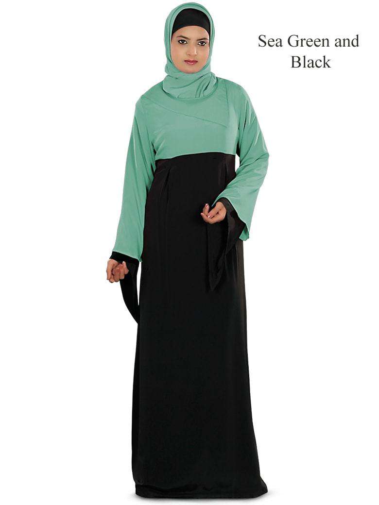Black & Sea Green