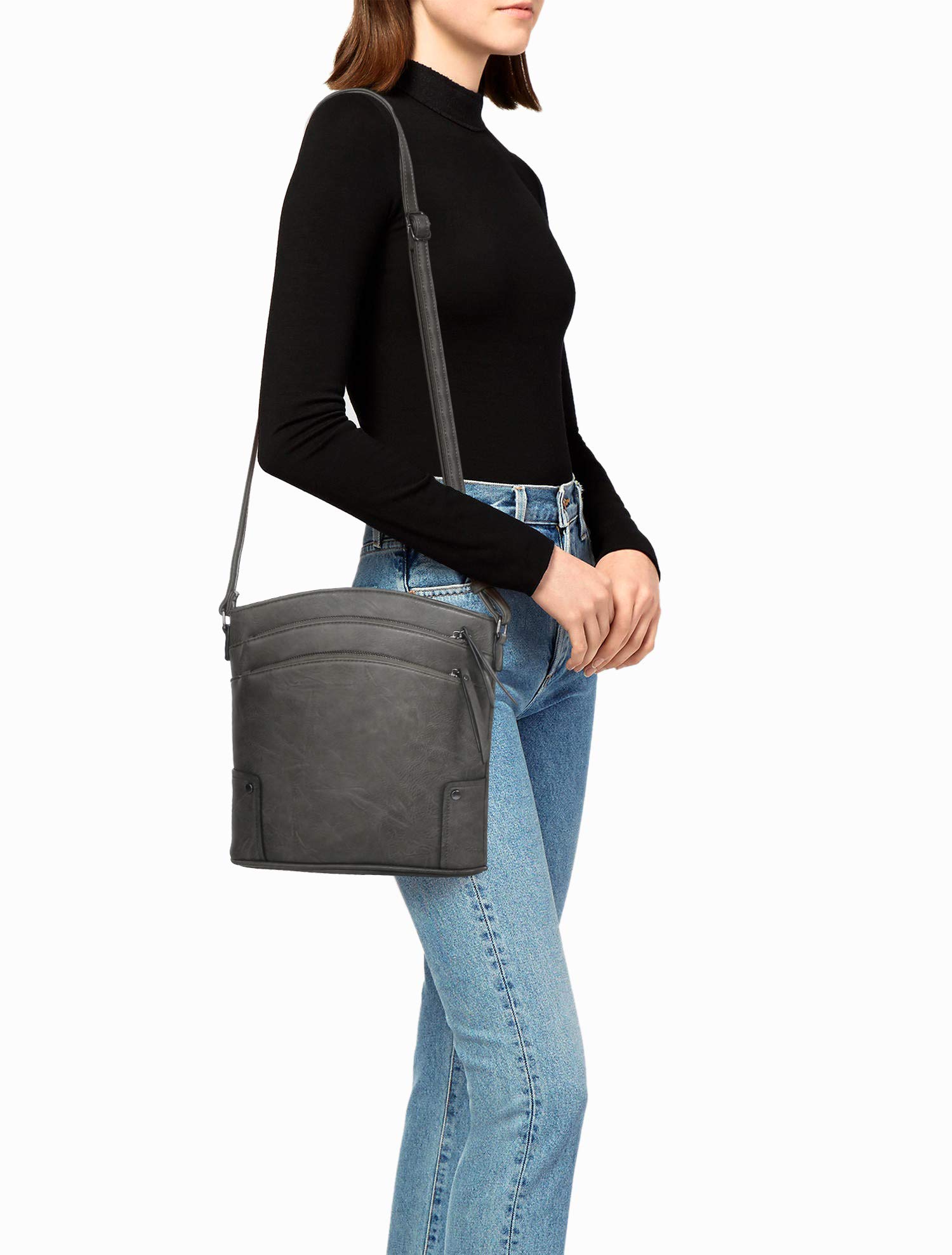 VONMAY Women's Crossbody Bag with Multiple Pockets - Stylish Shoulder Purse for Everyday Use, Travel & Shopping