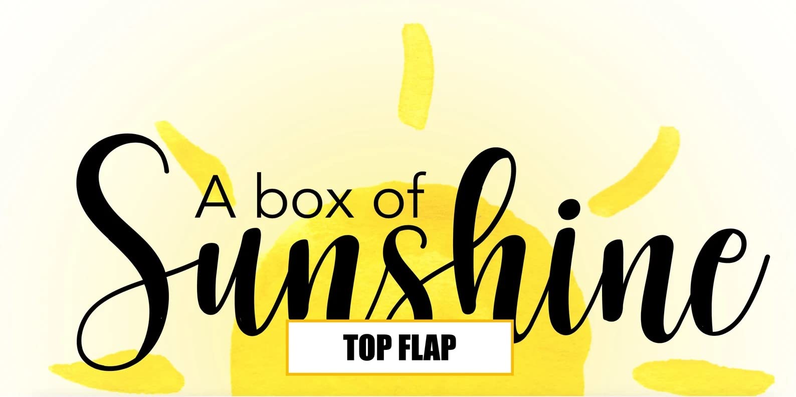 Box of Sunshine Care Package Sticker Kit - Cute DIY Stickers for Scrapbooking, Journals, Cards & Gifts - Perfect for Cheering Up Friends, Hospital Care Packages & Long Distance Relationships