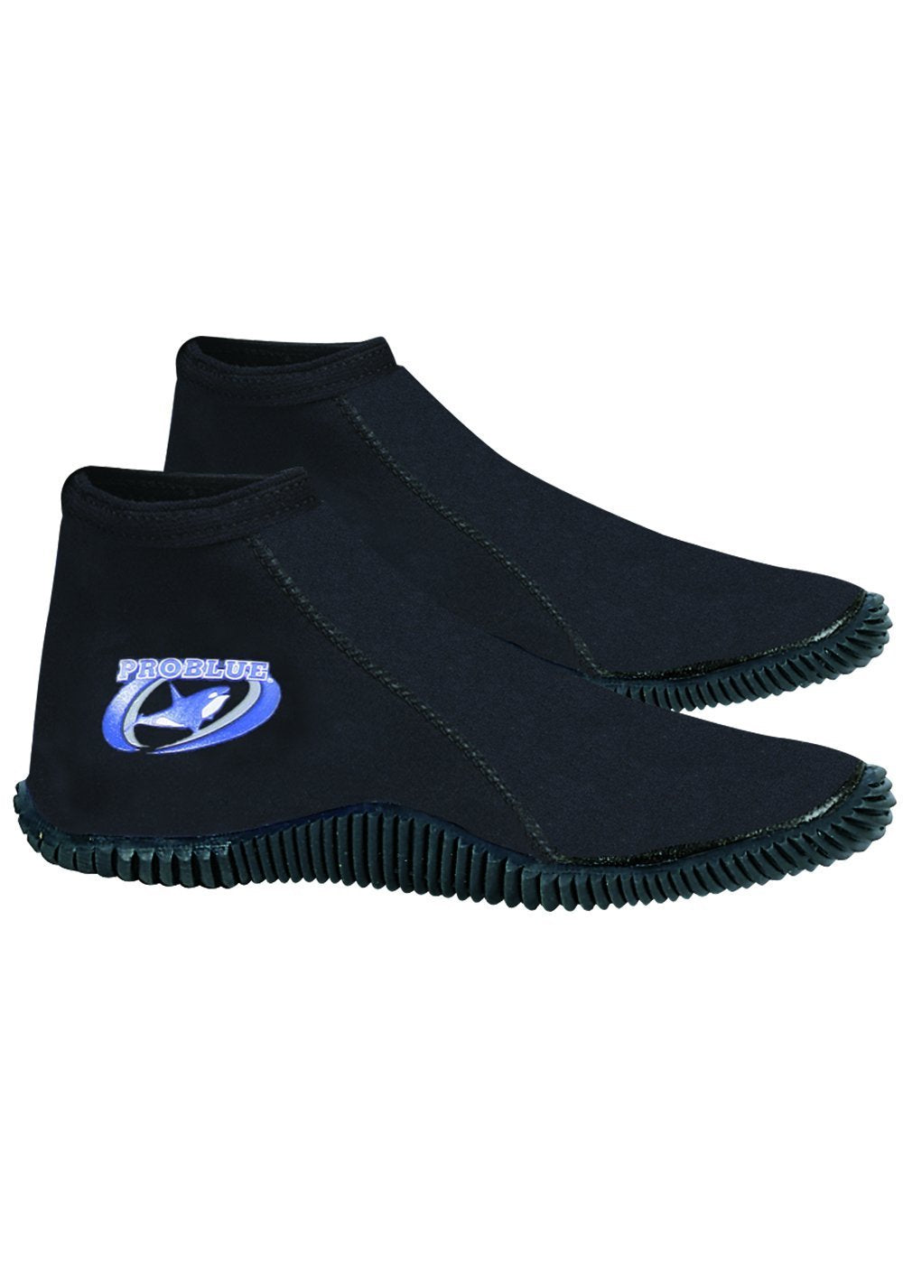 Problue 3mm Low Cut Dive Boots for Scuba Diving, Snorkeling & Water Sports - Lightweight Neoprene Footwear for Warm Water Adventures