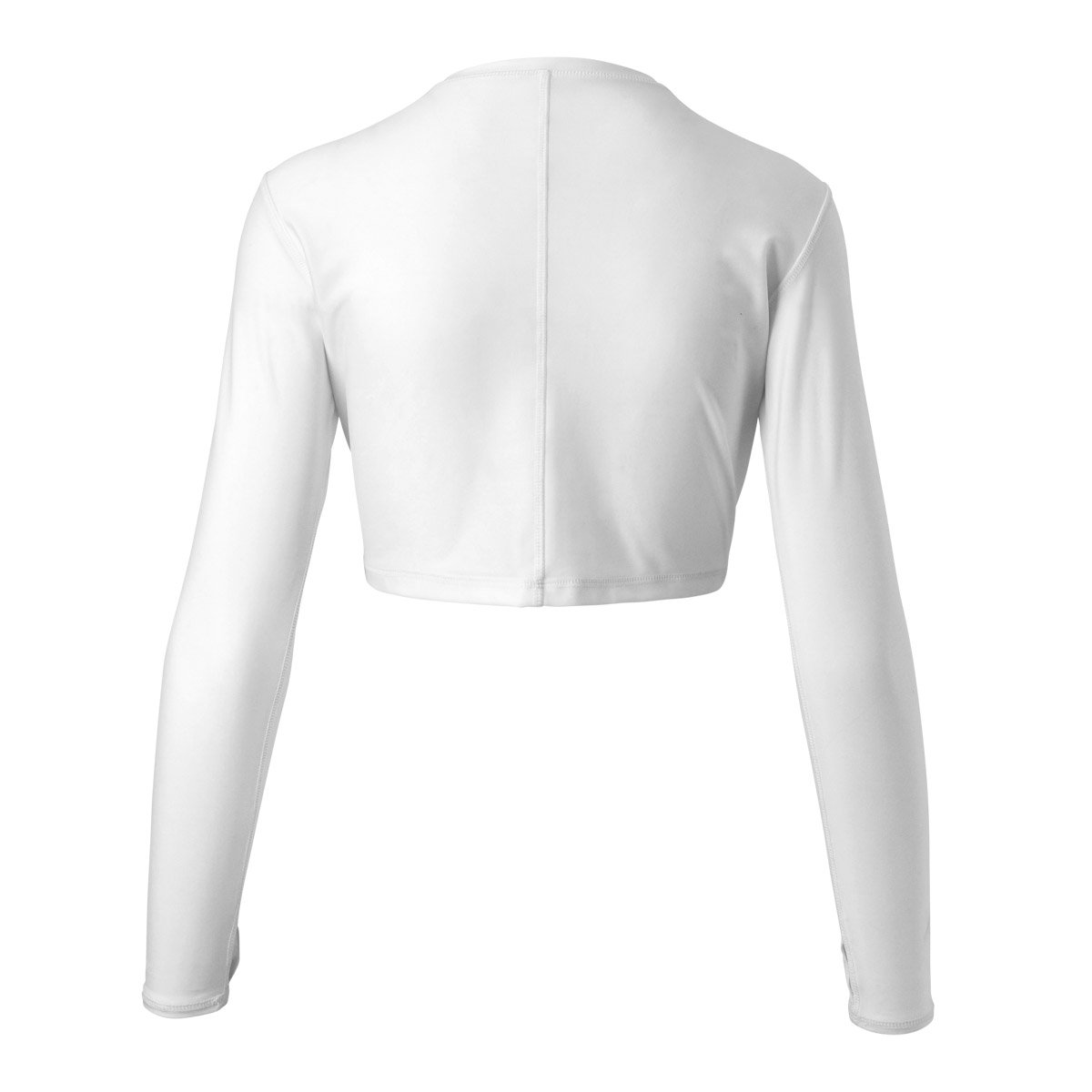 UV SKINZ Women's Quick-Dry UPF 50+ Zip Front Rash Guard - Cropped Long Sleeve Swim Jacket for Surfing, Swimming & Outdoor Water Sports | Sun Protection Activewear