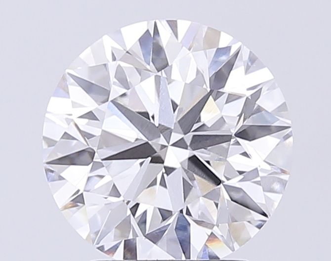 3 Carat F VVS2 Round Lab-Created Diamond - Premium Engagement Ring Stone for Bridal Jewelry & Anniversary Gifts