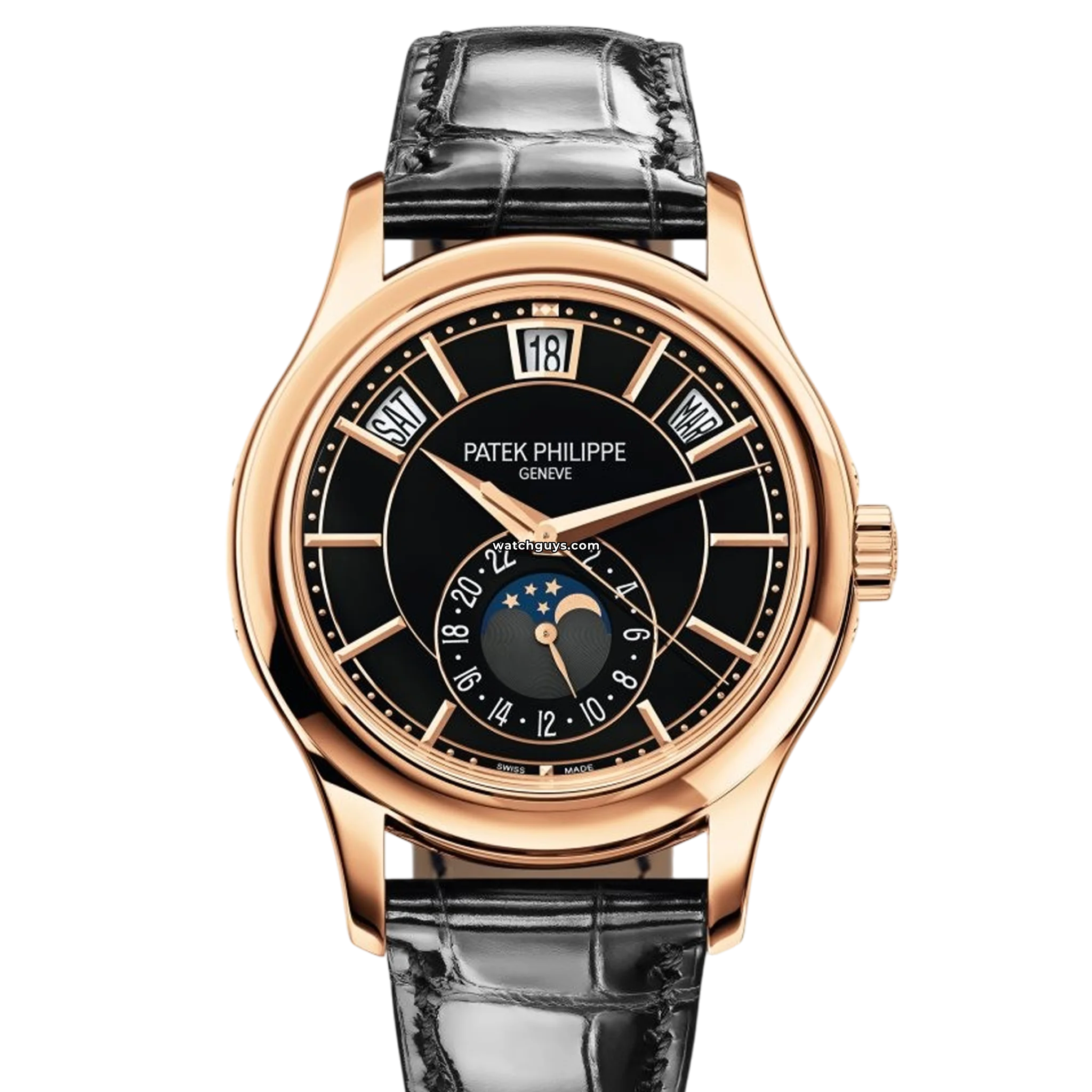 Patek Philippe Annual Calendar 5205R-010 Rose Gold Men's Watch - Luxury Dress Watch for Business & Formal Occasions