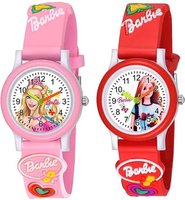QALIBA Girls Kids Analog Watch - Soft Strap, Stylish & Comfortable Timepiece for Everyday Wear - Perfect Birthday Gift for Girls & Kids - Ideal for School, Playtime & Special Occasions