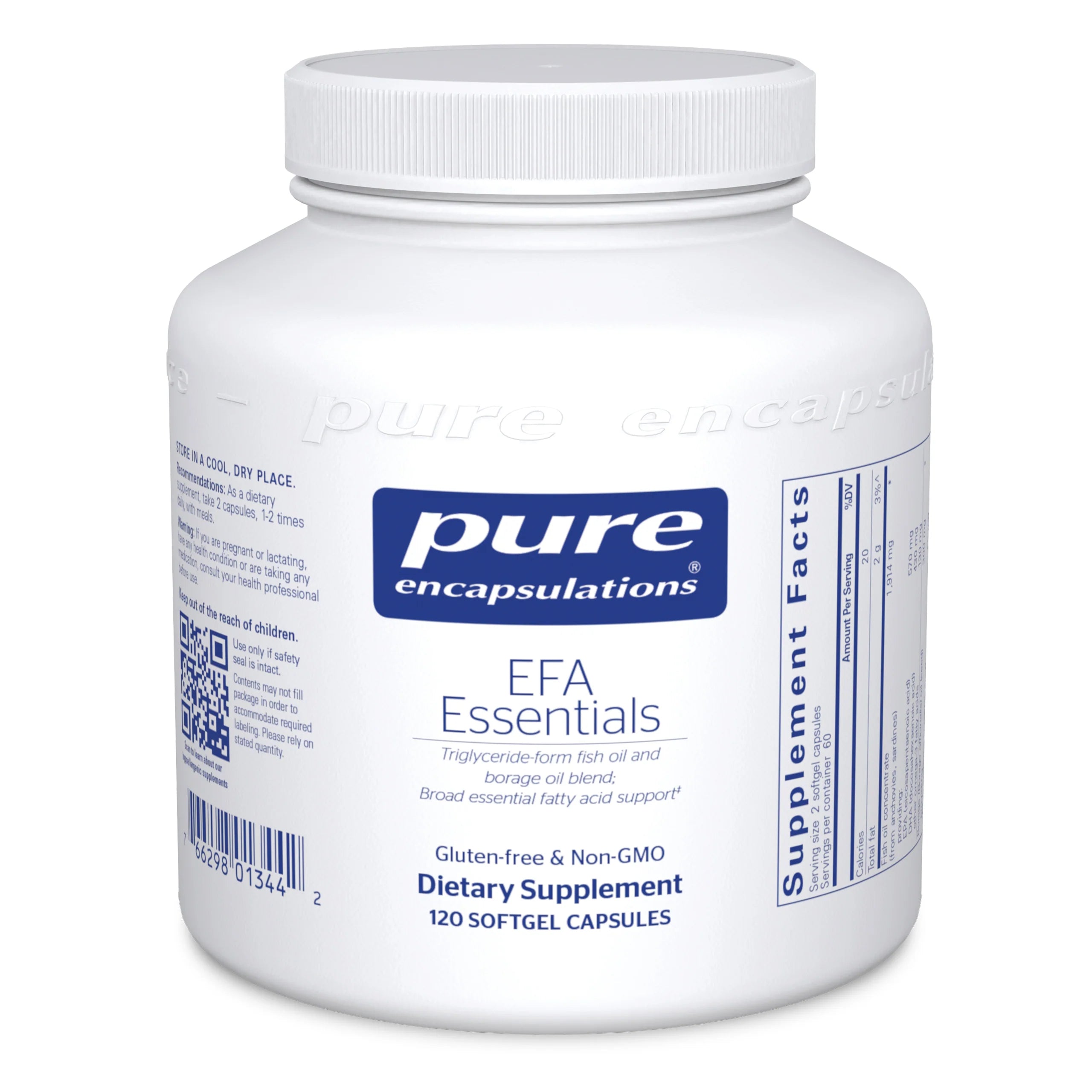 Pure EPA & DHA Omega-3 Fish Oil Softgels 120 Count - Supports Heart, Brain & Joint Health - Premium Quality for Adults & Seniors - Perfect for Daily Wellness Routine & Active Lifestyle