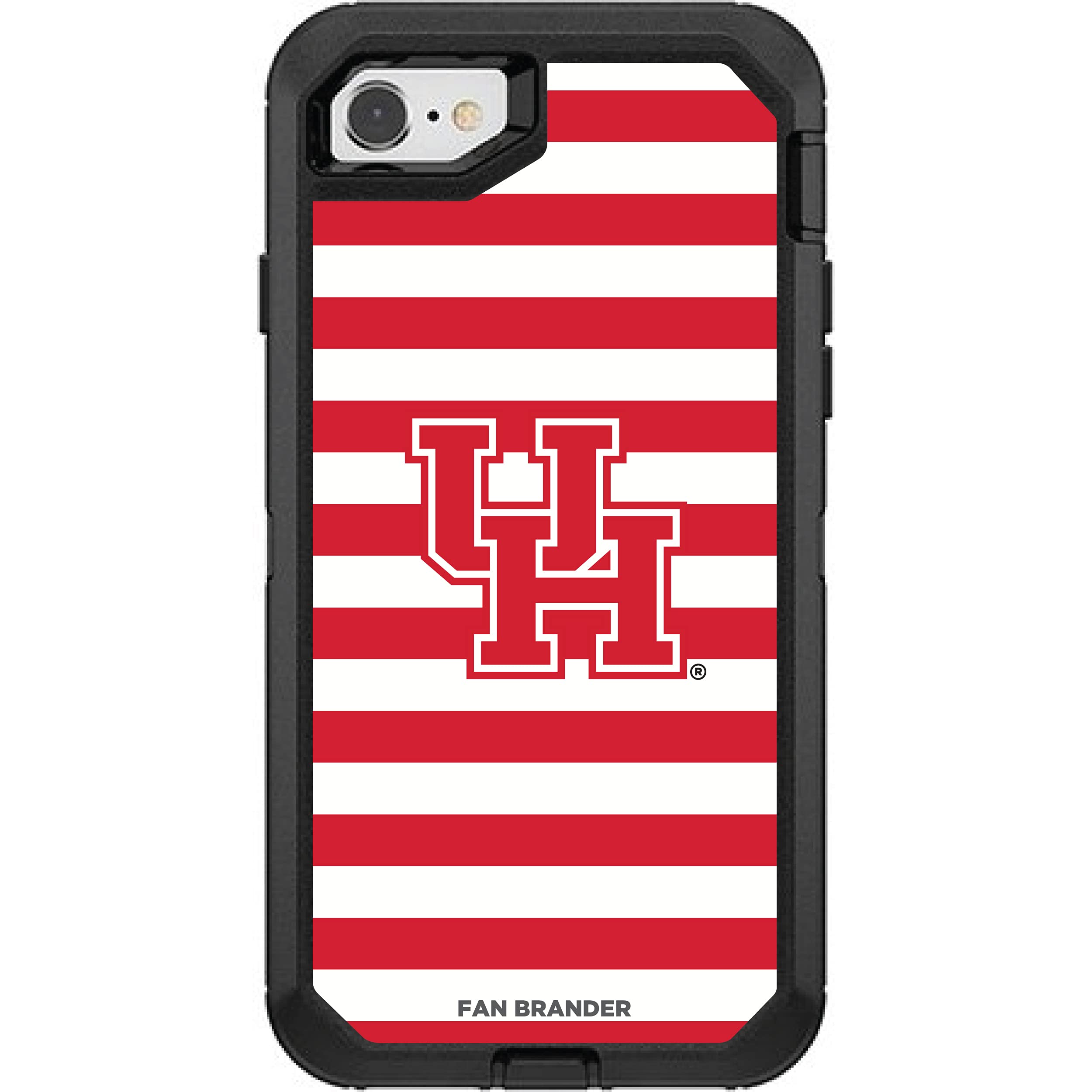 NCAA OtterBox Defender iPhone Case with Stripes - Durable Protection for Sports & Outdoor