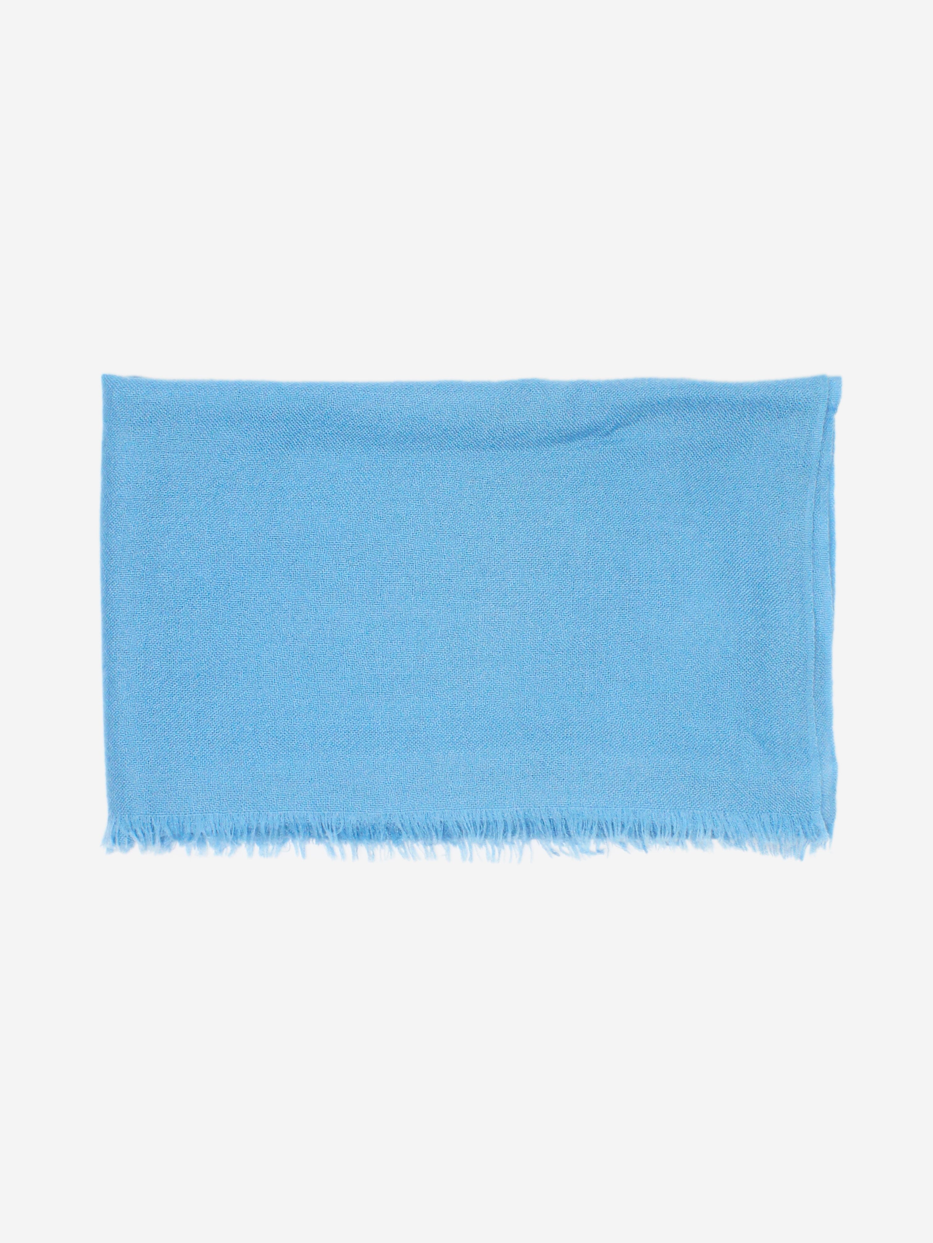 Loro Piana Cashmere Blue Scarf B529 - Luxurious Soft Winter Wrap for Women & Men - Perfect for Travel, Gifts & Cold Weather Fashion