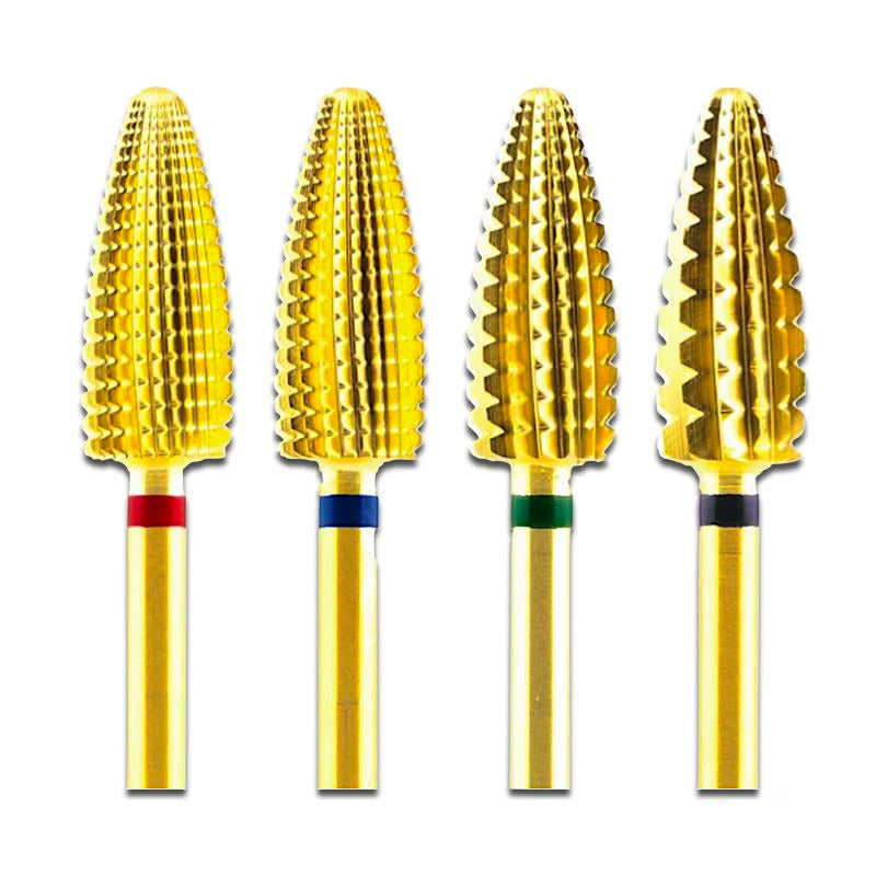 Premium Tornado Large Cone Tungsten Carbide Nail Drill Bit for Professional Manicure & Pedicure - Perfect for Salon, Spa & Home Nail Care