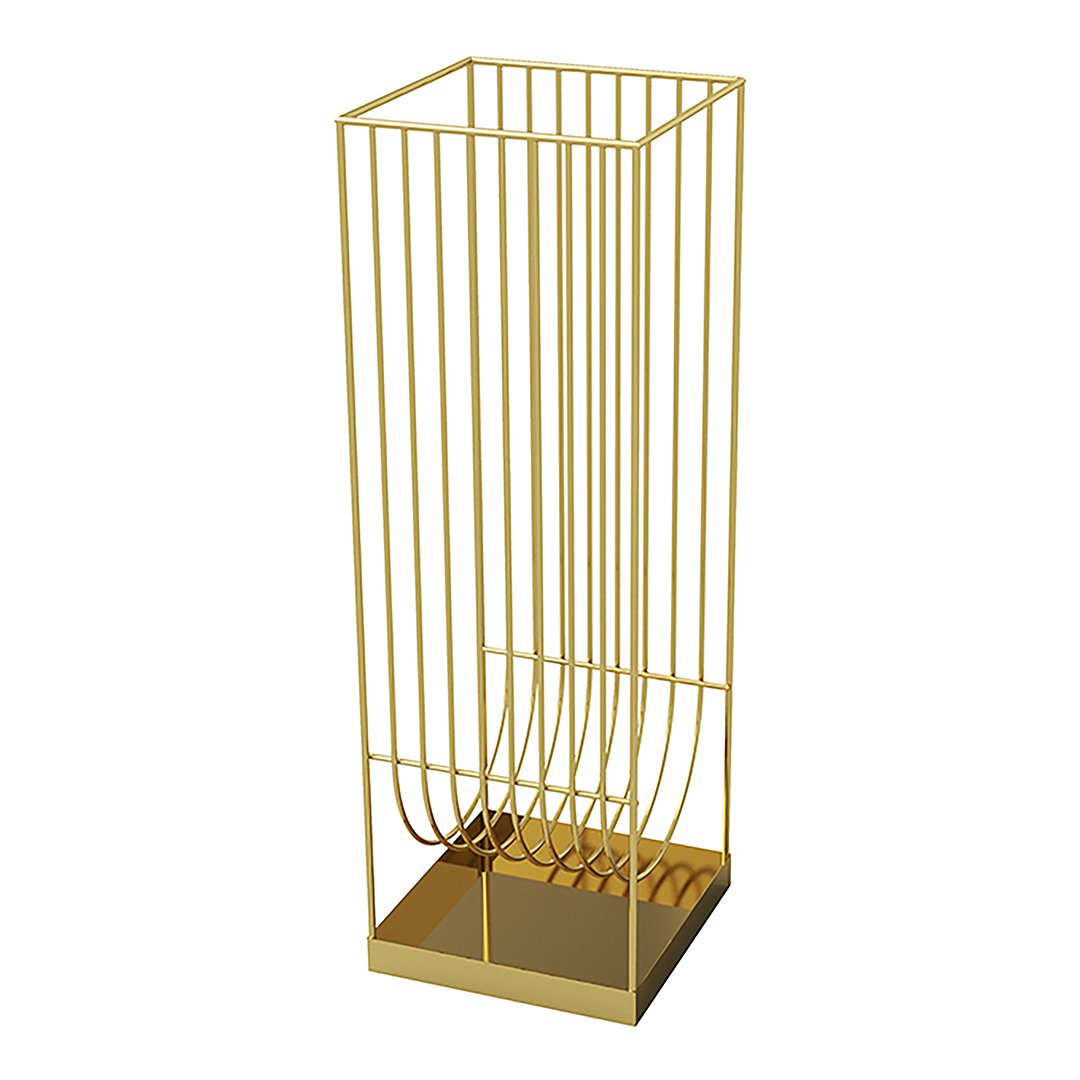 Stylish Curved Umbrella Stand - Heavy Duty Indoor/Outdoor Holder for Patio, Entryway, and Home Decor