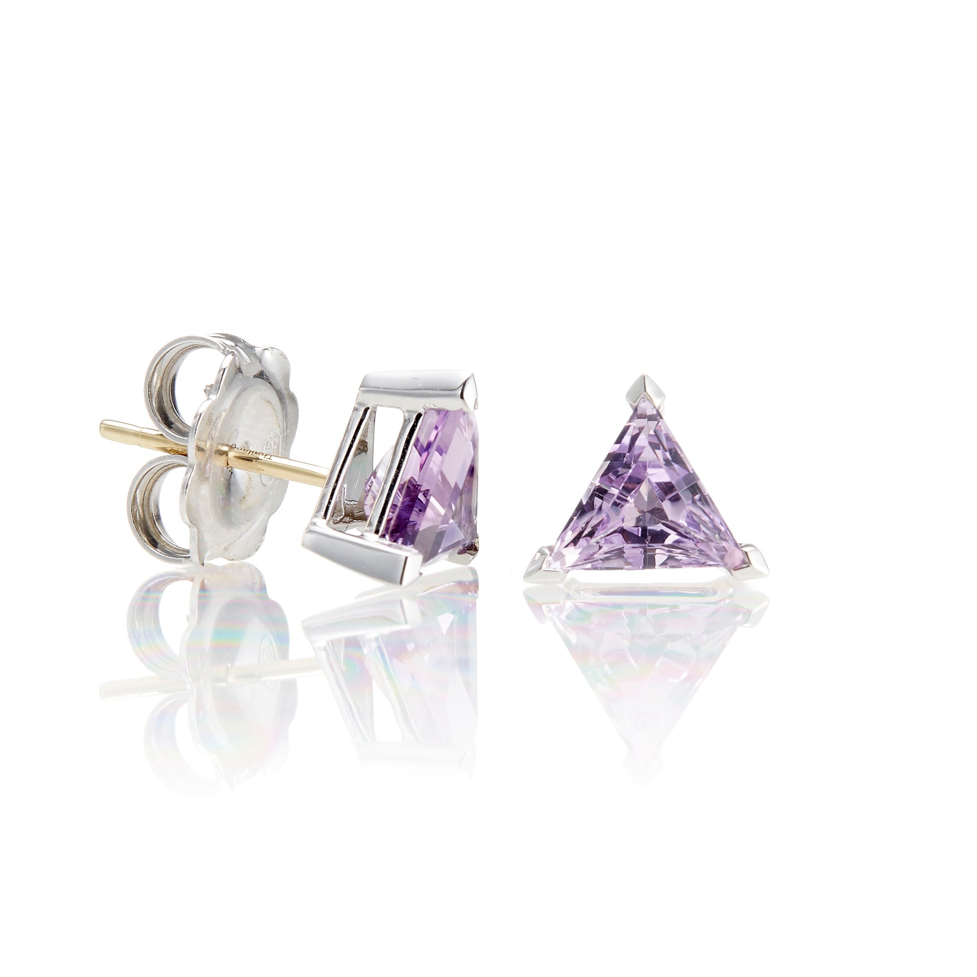 Pale Amethyst Bermuda Earrings - Elegant Dangle Earrings for Women, Perfect for Weddings, Parties & Everyday Wear
