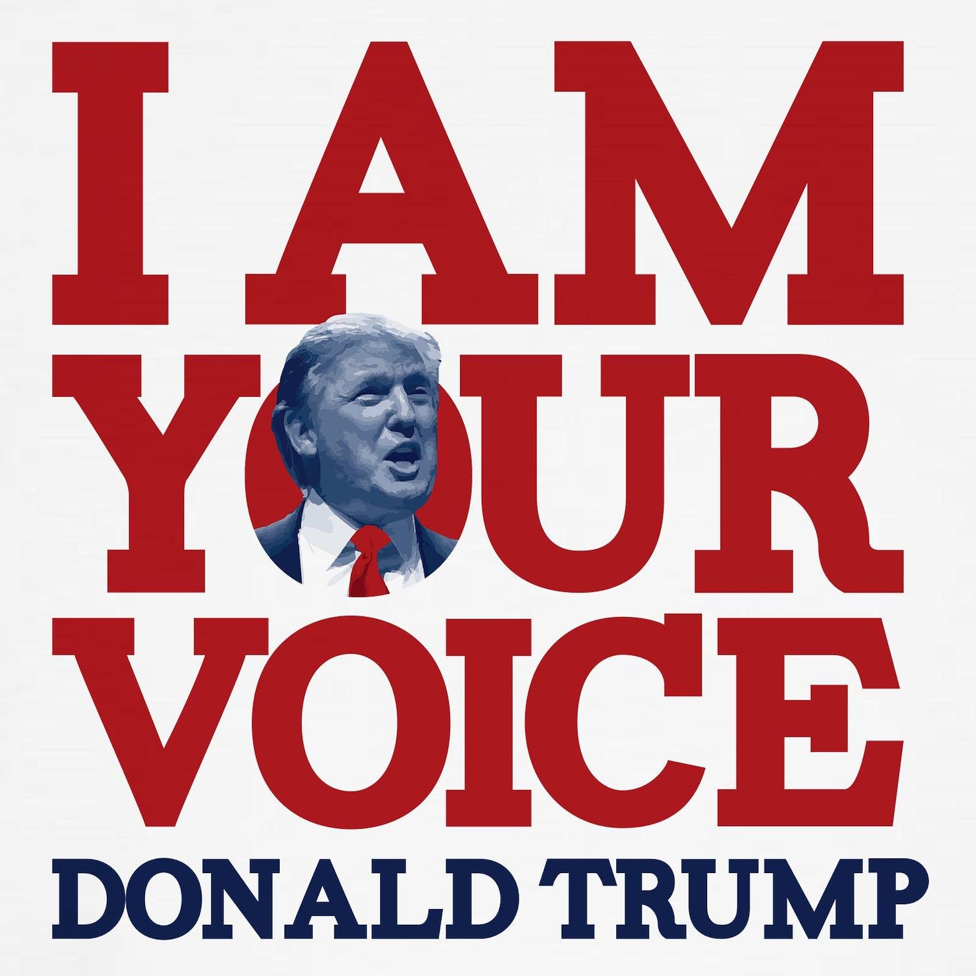 Donald Trump Funny Dog T-Shirt - 'I Am Your Voice' Pet Costume & Apparel for Small Medium Large Dogs - Perfect for Halloween, Parties & Political Events