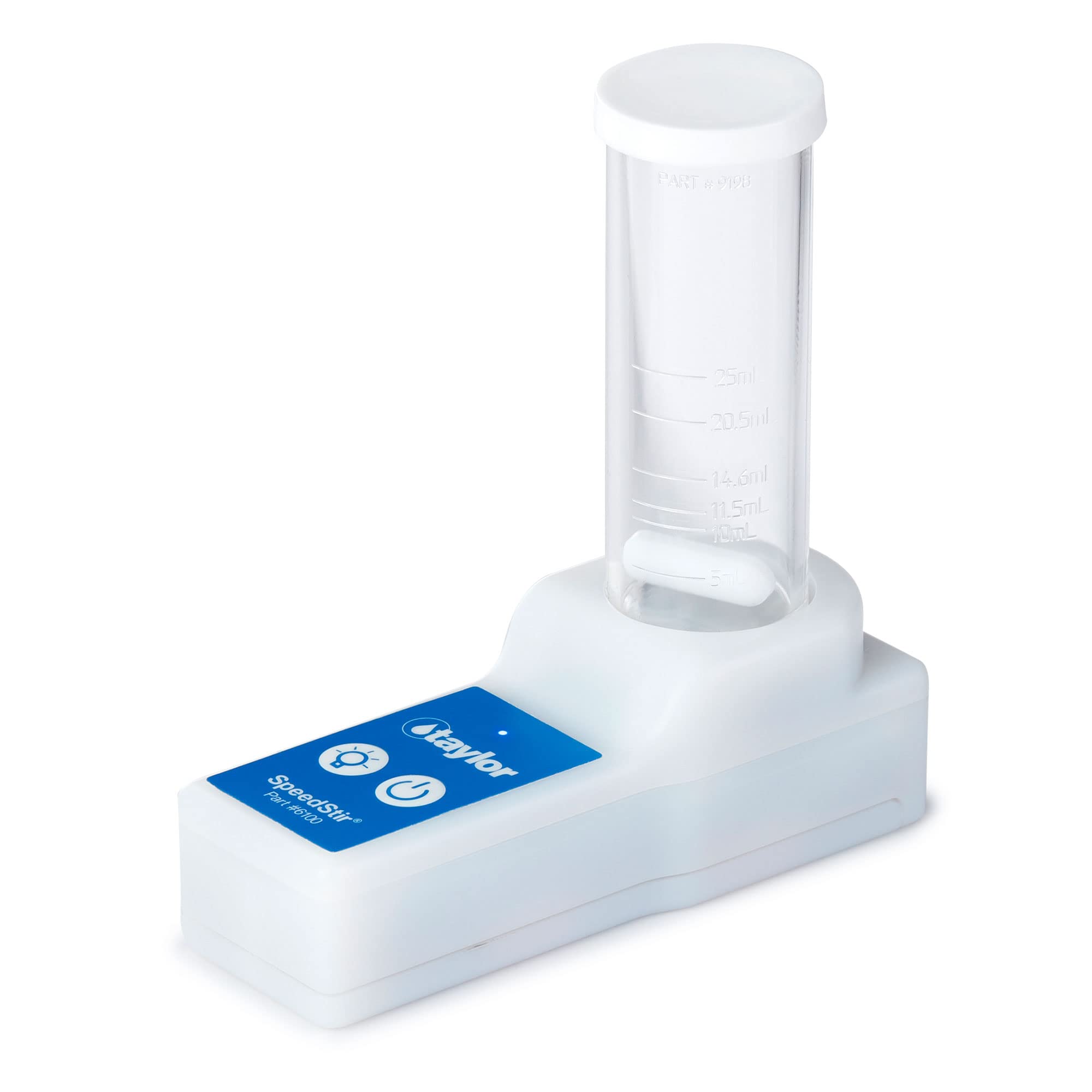 Taylor 9265 Magnetic Stirrer with Stir Bar & Batteries - Lab Mixer for Chemistry Experiments, Science Classrooms & Home Laboratories - High Speed Stirring for Solutions & Liquids