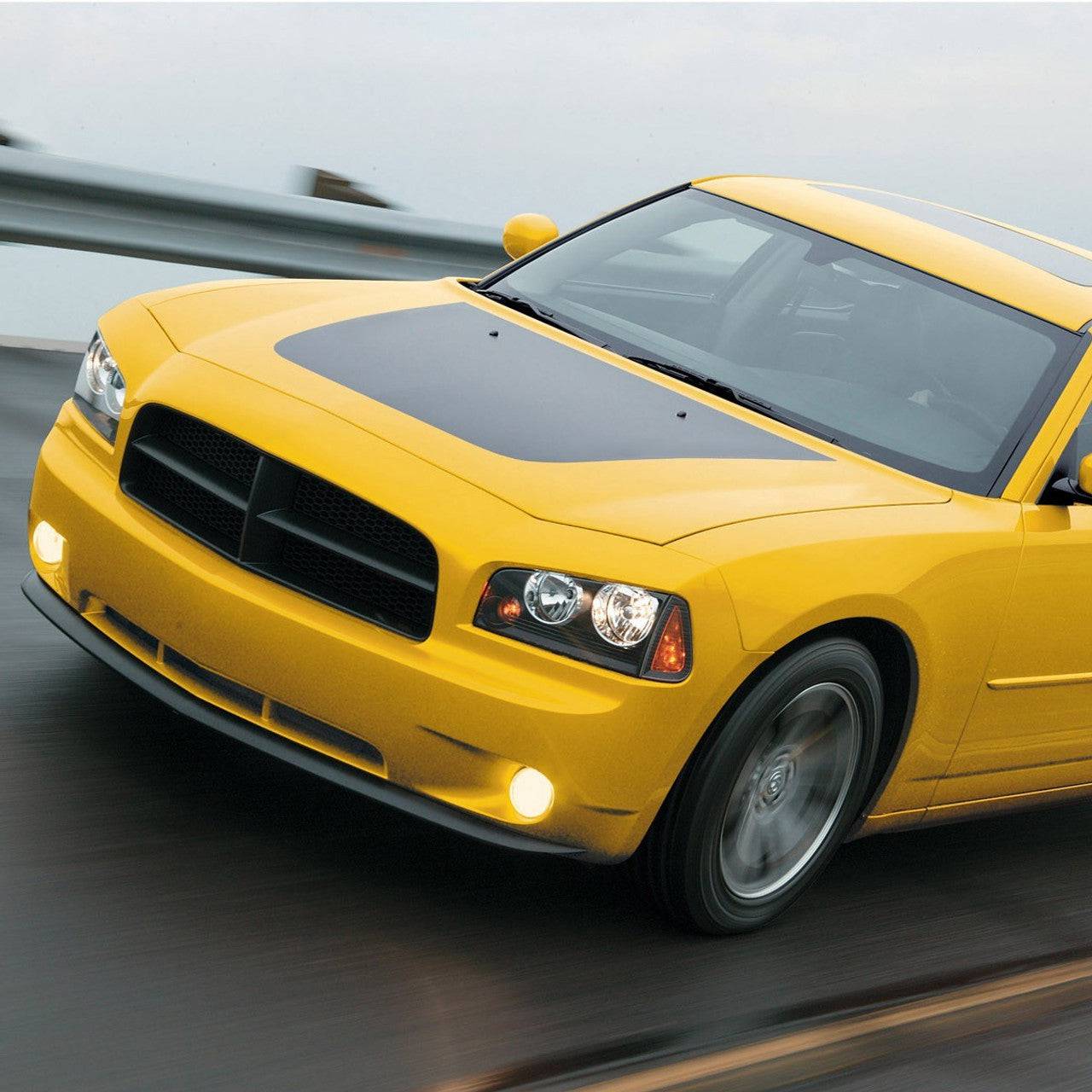 2005-2010 Dodge Charger Front Bumper Lip Spoiler - ABS Plastic OE Style Replacement - Enhance Your Car's Sporty Look for Street Racing & Show Cars