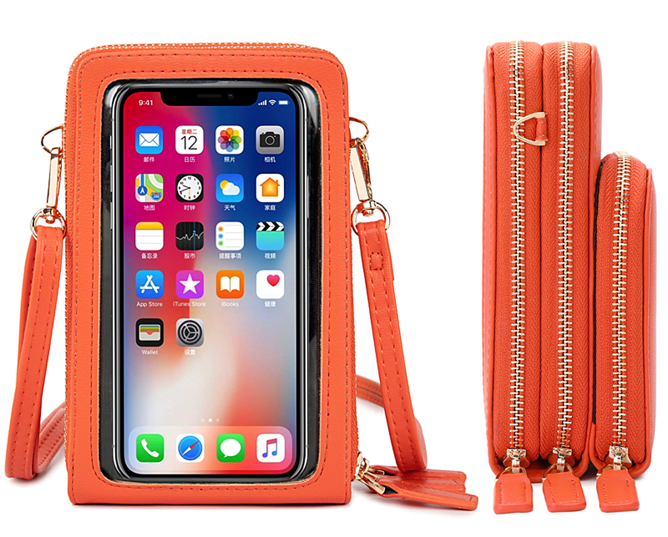 Small Crossbody Phone Bag for Women - RFID Blocking Shoulder Purse with Card Holder & Wallet - Perfect for Travel, Shopping, and Everyday Use