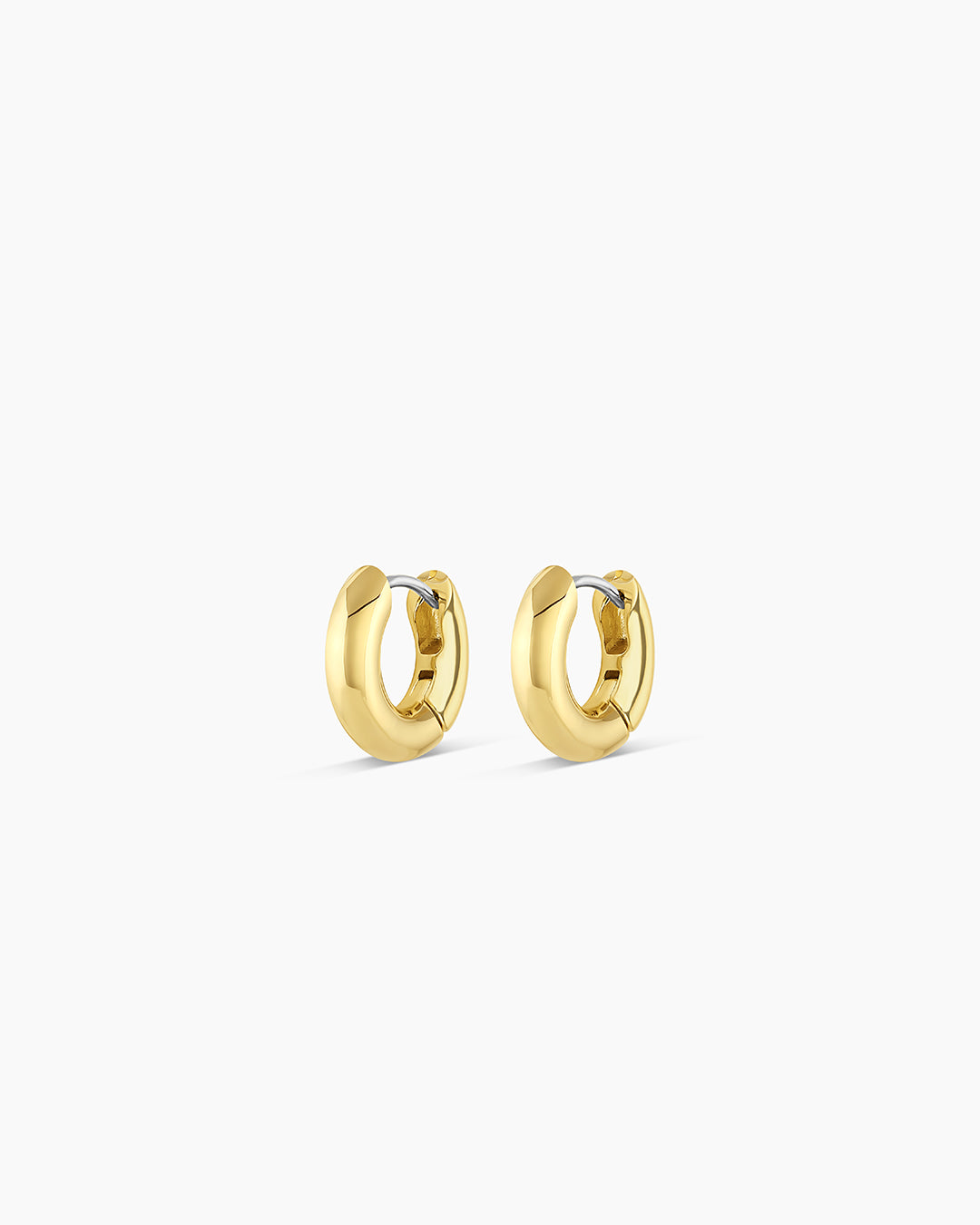 Luxury Gold Huggie Hoop Earrings for Women - 14K Gold Plated Small Hoops - Minimalist Everyday Earrings for Work, Party & Gifting
