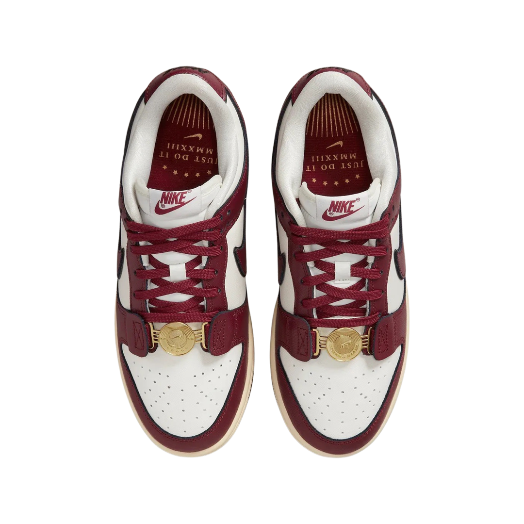 Nike Women's Dunk Low Sneakers - Team Red & Sail White Colorway | Casual Wear, Street Style & Everyday Comfort
