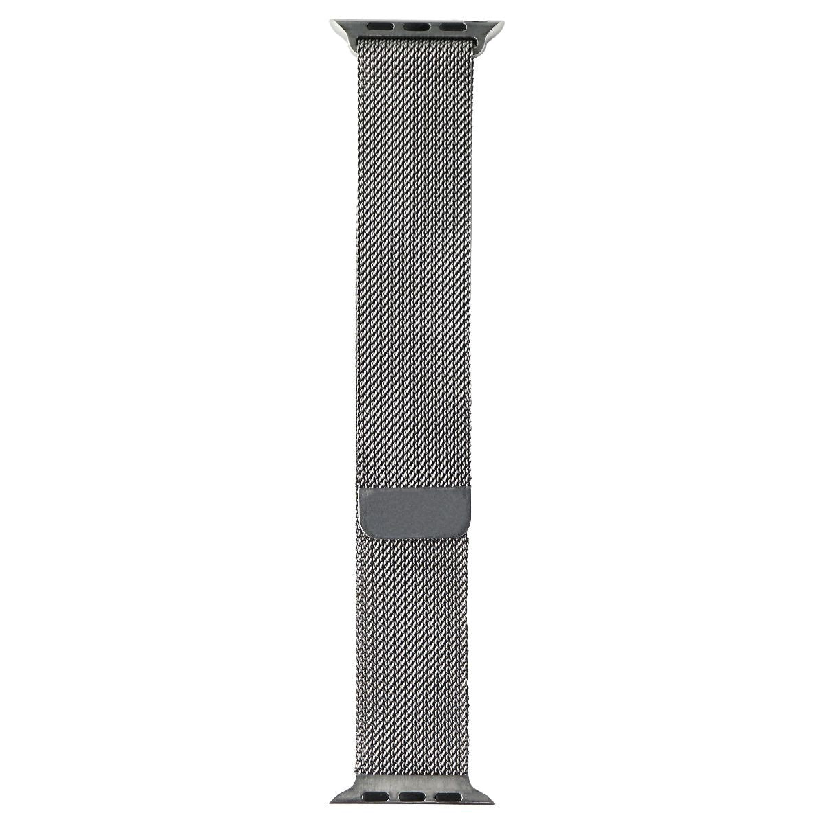 Original Apple Watch Milanese Loop Band 42mm/44mm/45mm - Premium Stainless Steel Magnetic Strap for Women & Men - Silver - Perfect for Workouts, Office & Everyday Wear