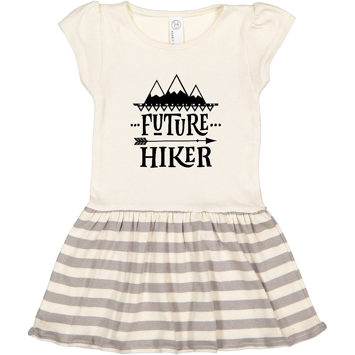 Inktastic Future Hiker Kids Hiking Toddler Dress - Cute Outdoor Adventure Outfit for Toddler Girls, Perfect for Hiking, Camping & Nature Exploration