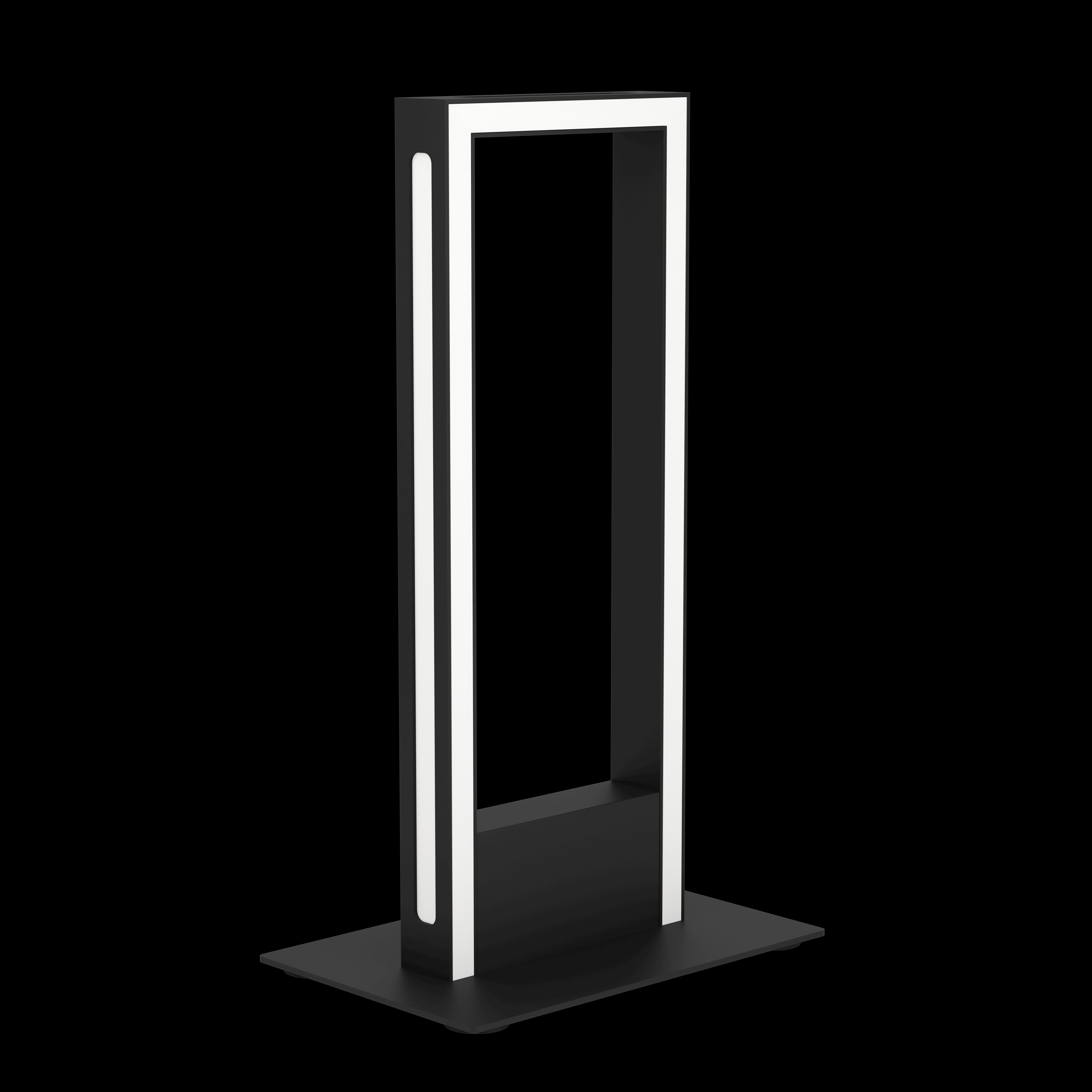 Eglo Connect Salvilanas Z Smart LED Black Table Lamp - Dimmable & Voice Control for Home Office & Bedroom Lighting