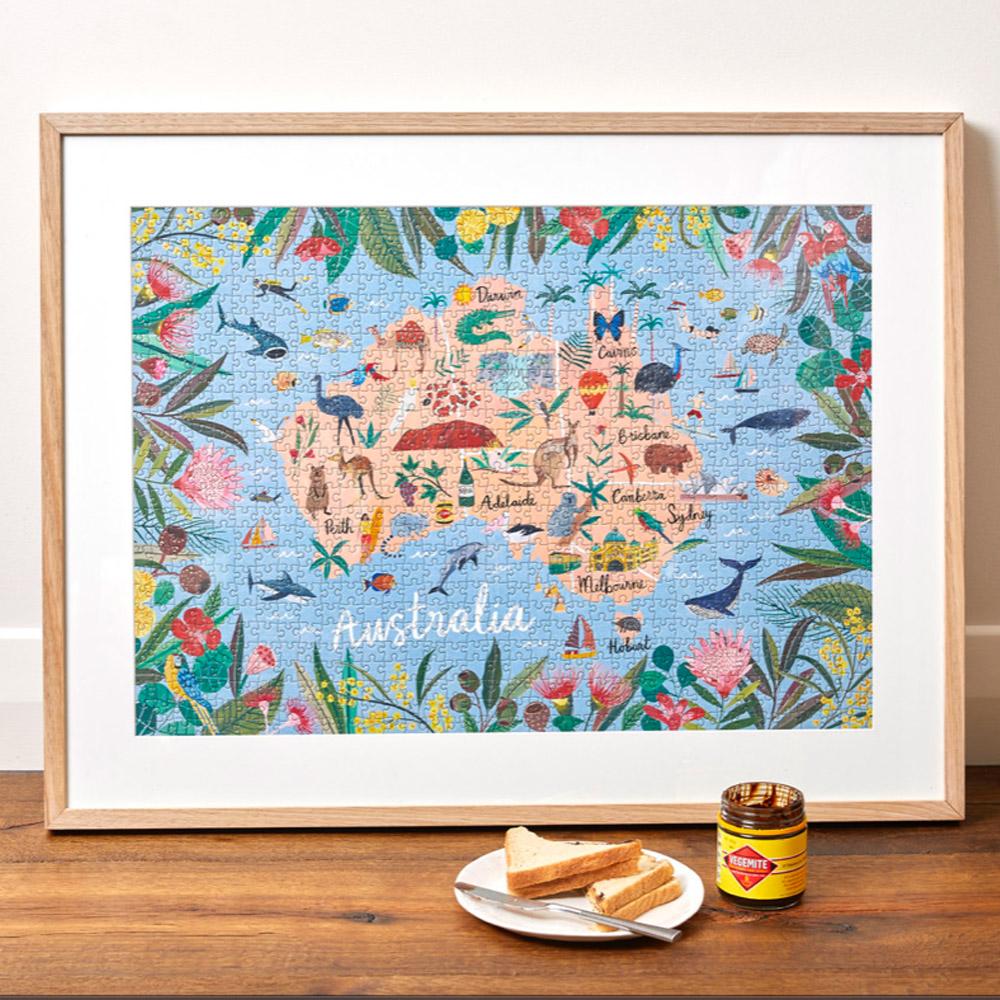1000 Piece Jigsaw Puzzle of Australia - Scenic Landscape for Adults & Kids - Perfect for Family Game Night & Educational Fun