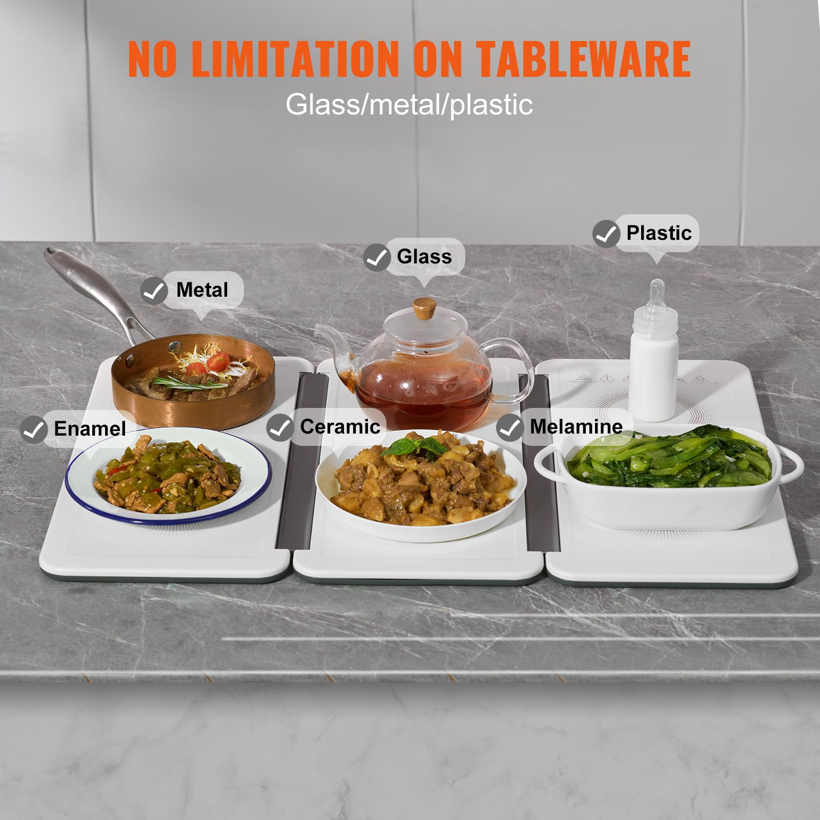 VEVOR Electric Food Warming Tray - 18.9