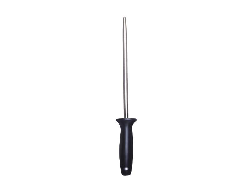 BergHOFF Gourmet 8-Inch Professional Stainless Steel Knife Sharpening Steel Rod - Perfect for Kitchen, Butcher & BBQ Knife Maintenance