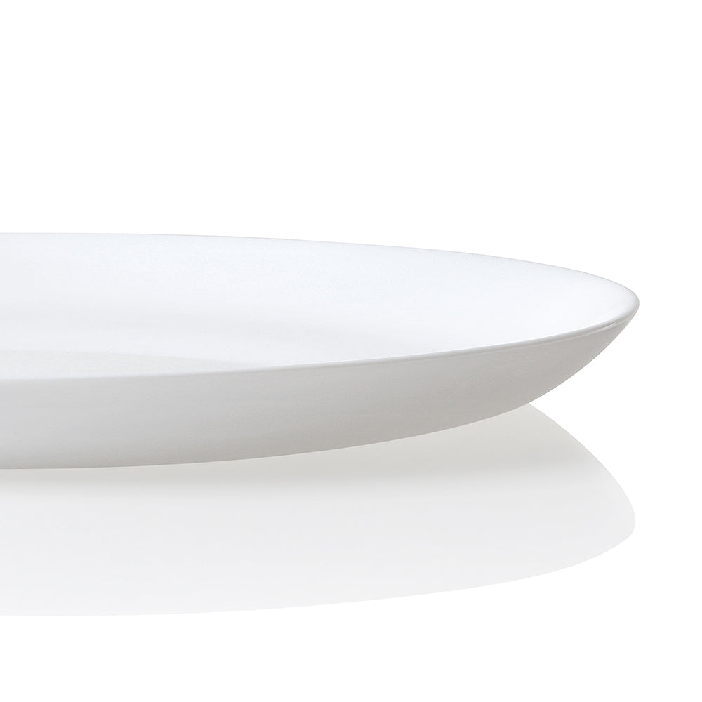 12-Piece White Coupe Dinnerware Set - Elegant Porcelain Tableware for Formal Dining, Wedding Gifts & Special Occasions